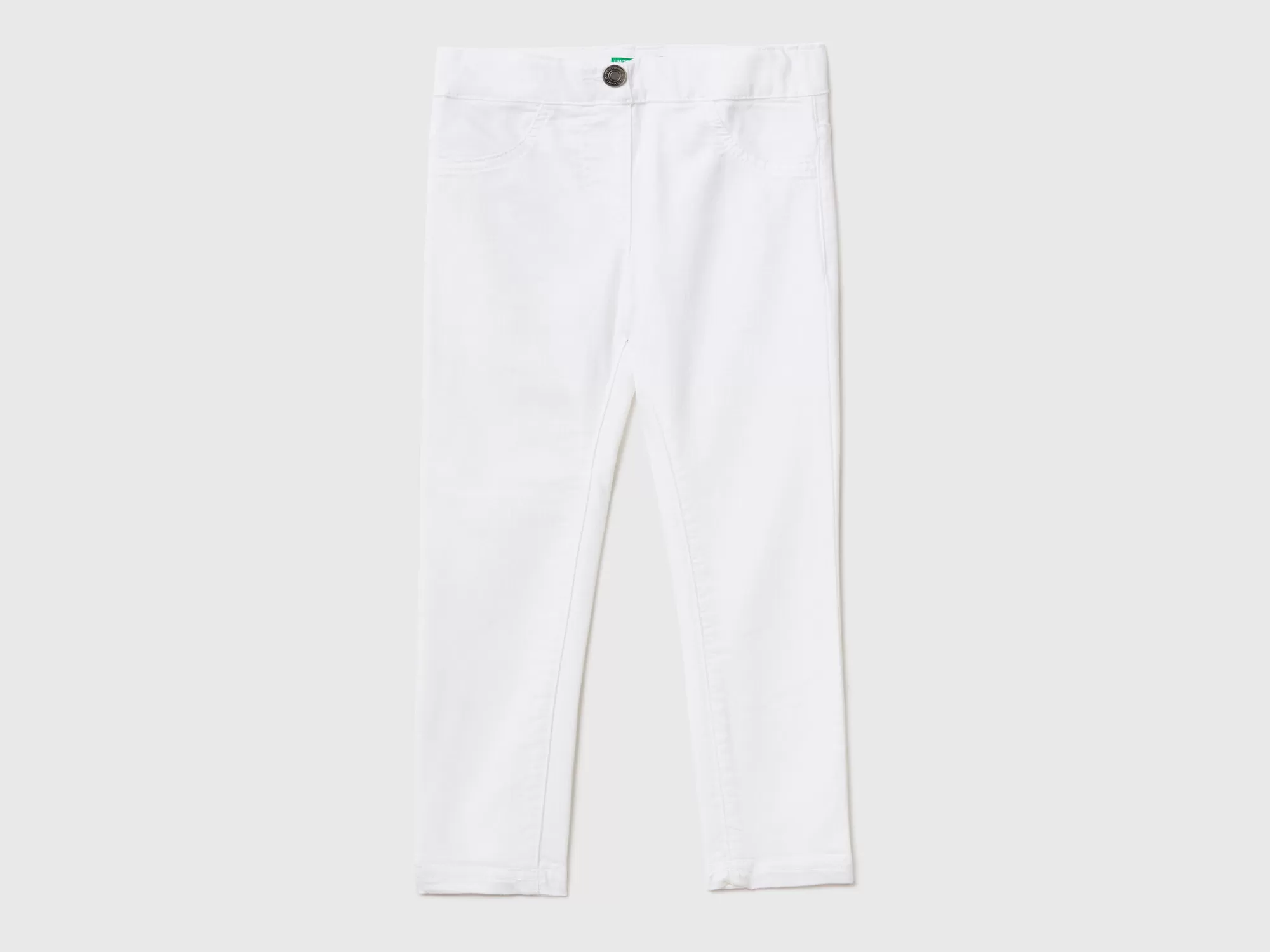 Benetton Jeggings De Algodón Mixto Elastico-Niños Pantalones Y Vaqueros