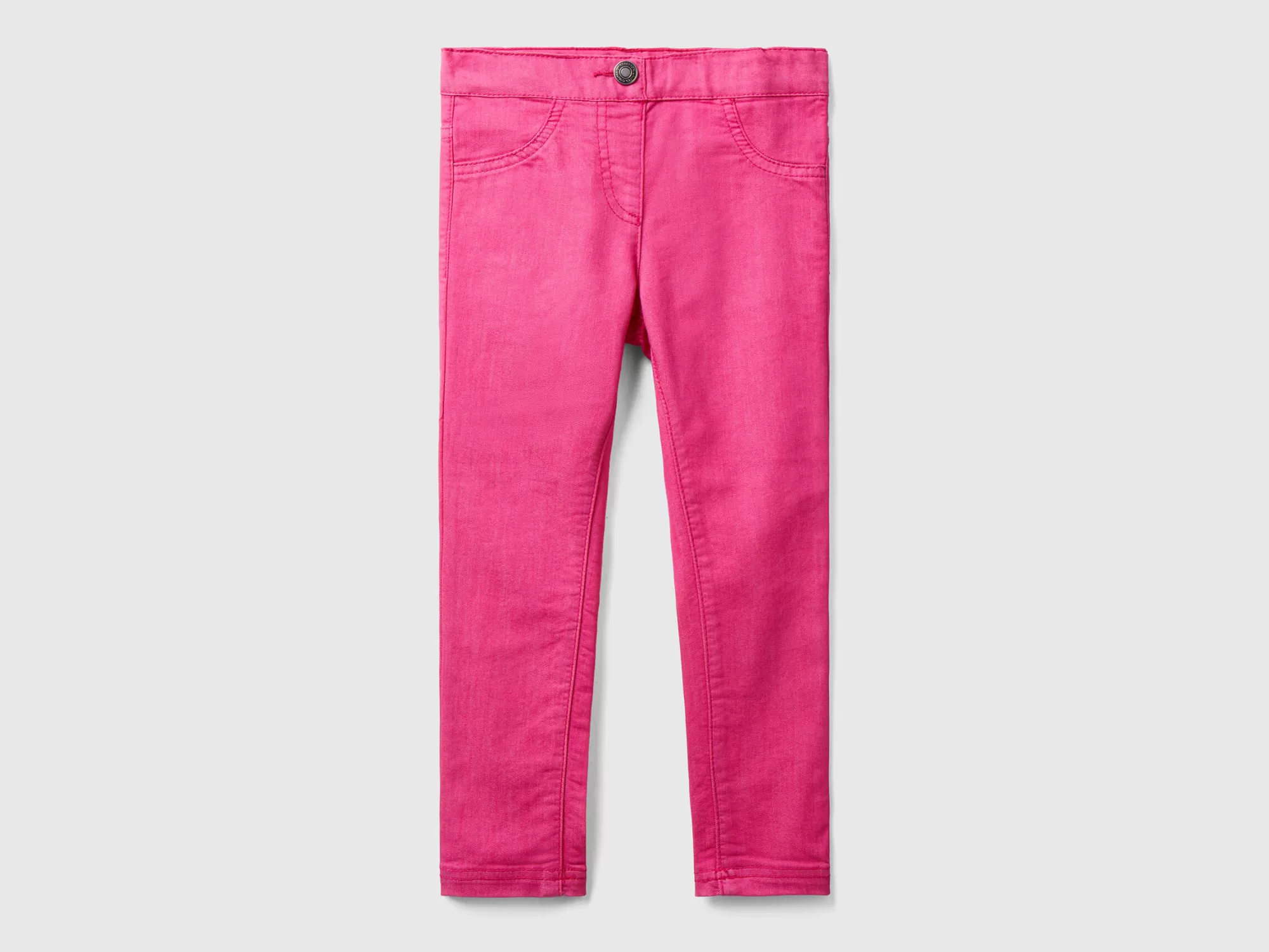 Benetton Jeggings De Algodón Mixto Elastico-Niños Pantalones Y Vaqueros