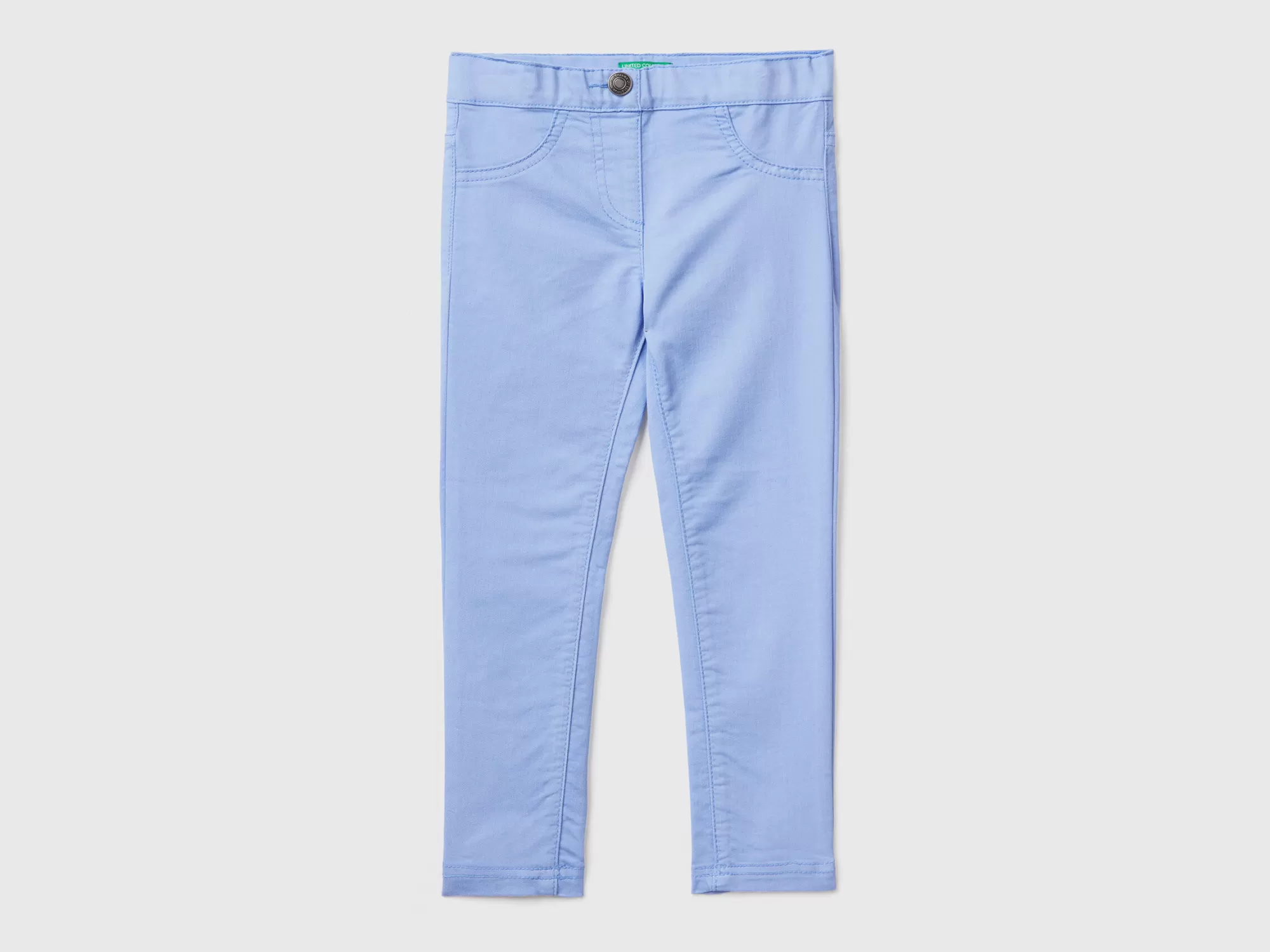 Benetton Jeggings De Algodón Mixto Elastico-Niños Pantalones Y Vaqueros