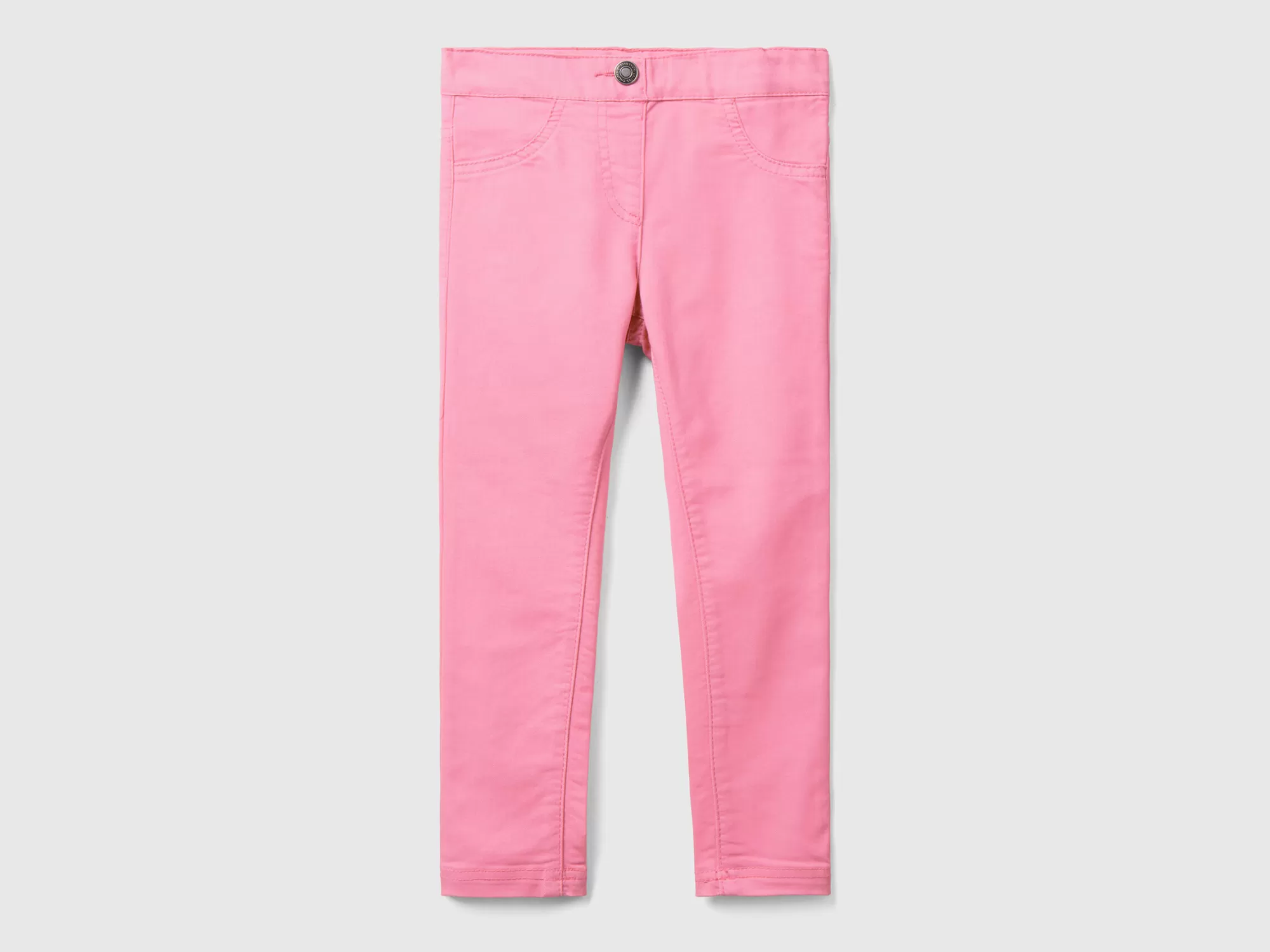 Benetton Jeggings De Algodón Mixto Elastico-Niños Pantalones Y Vaqueros