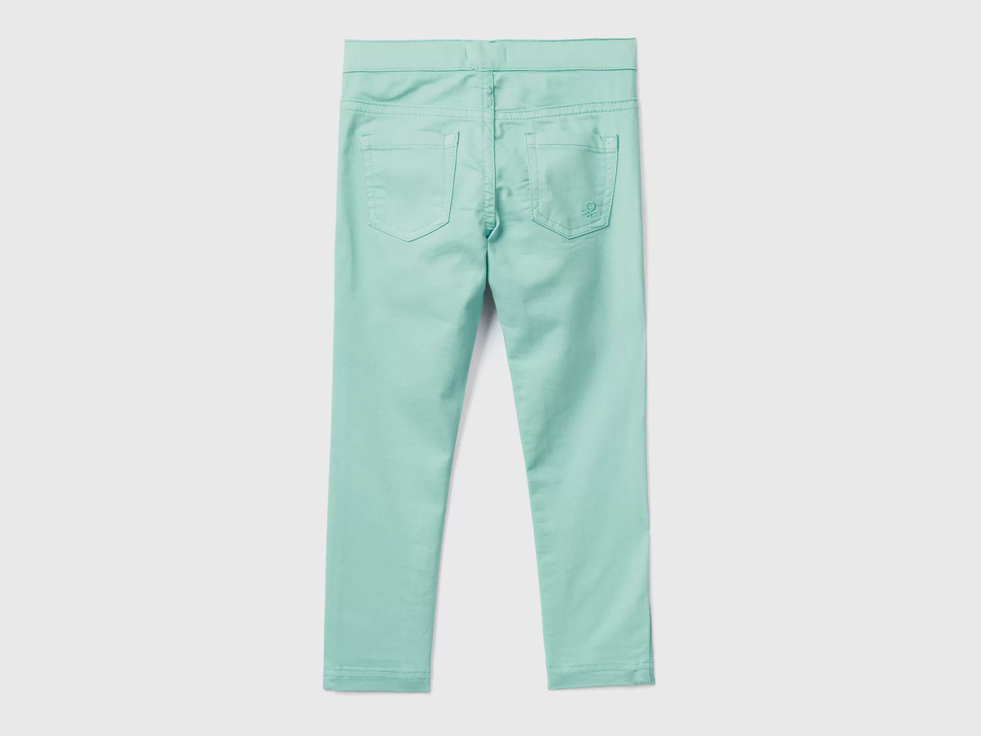 Benetton Jeggings De Algodón Mixto Elastico-Niños Pantalones Y Vaqueros