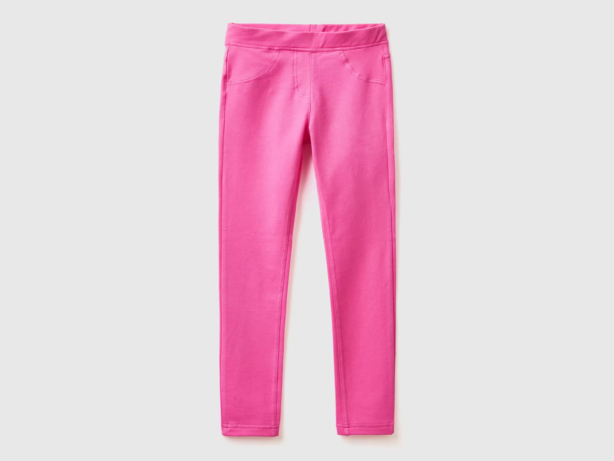 Benetton Jeggings De Felpa Elastica-Niños Pantalones Y Vaqueros