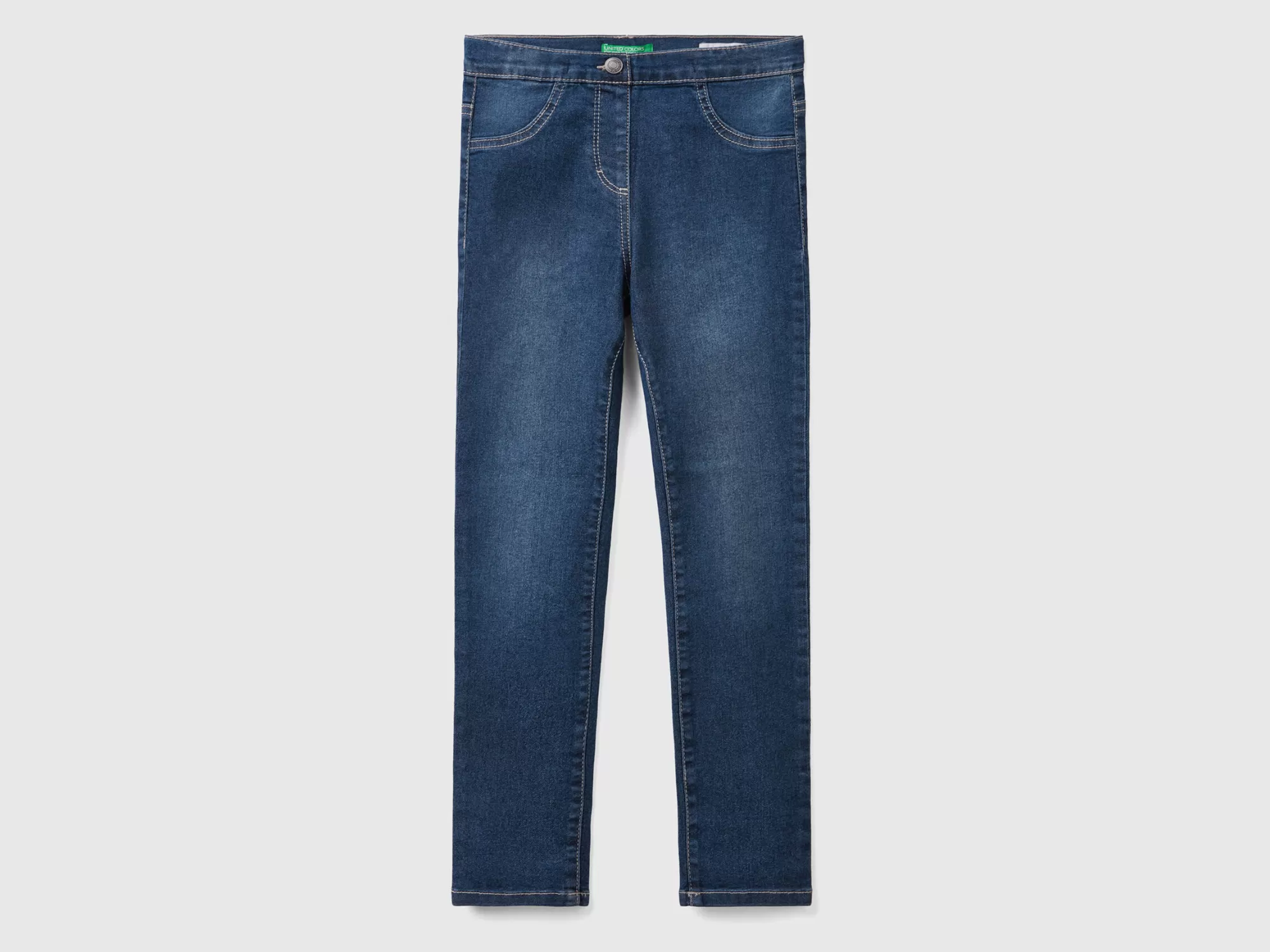 Benetton Jeggings En Denim Eco-Recycle-Niños Pantalones Y Vaqueros