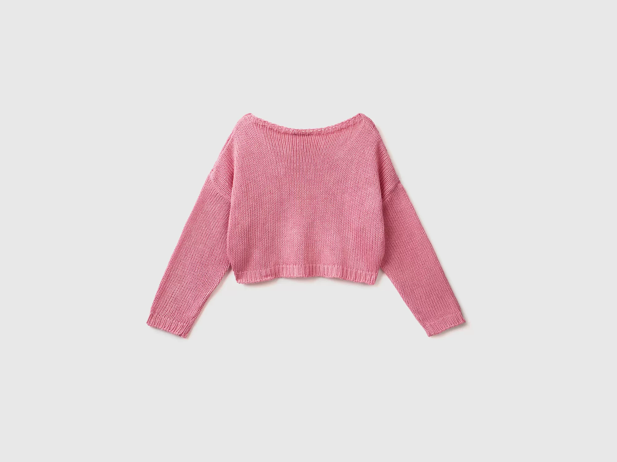 Benetton Jersey Cropped-Niños Prendas De Punto