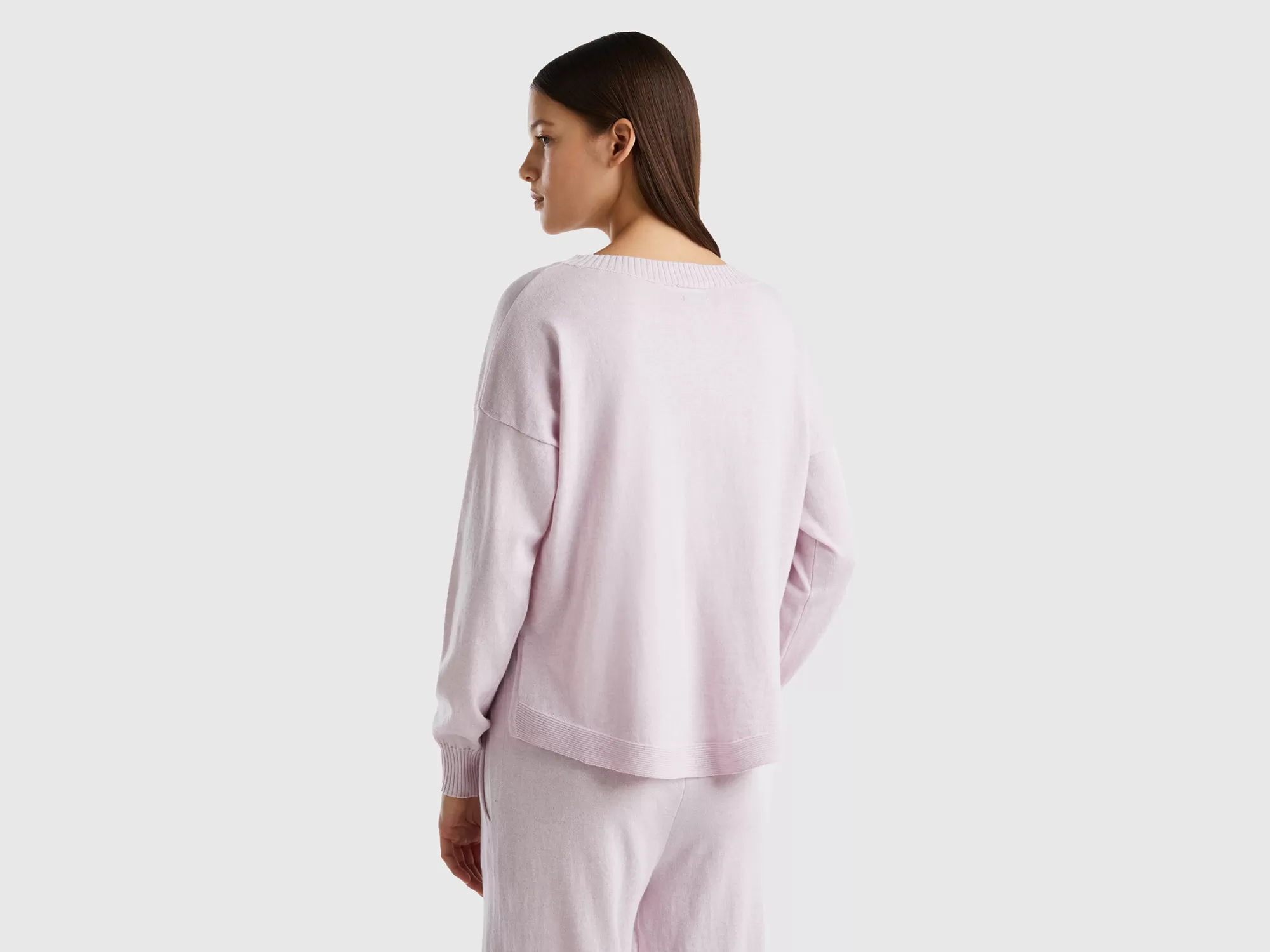 Benetton Jersey De Cachemir Mixto-Mujer Loungewear