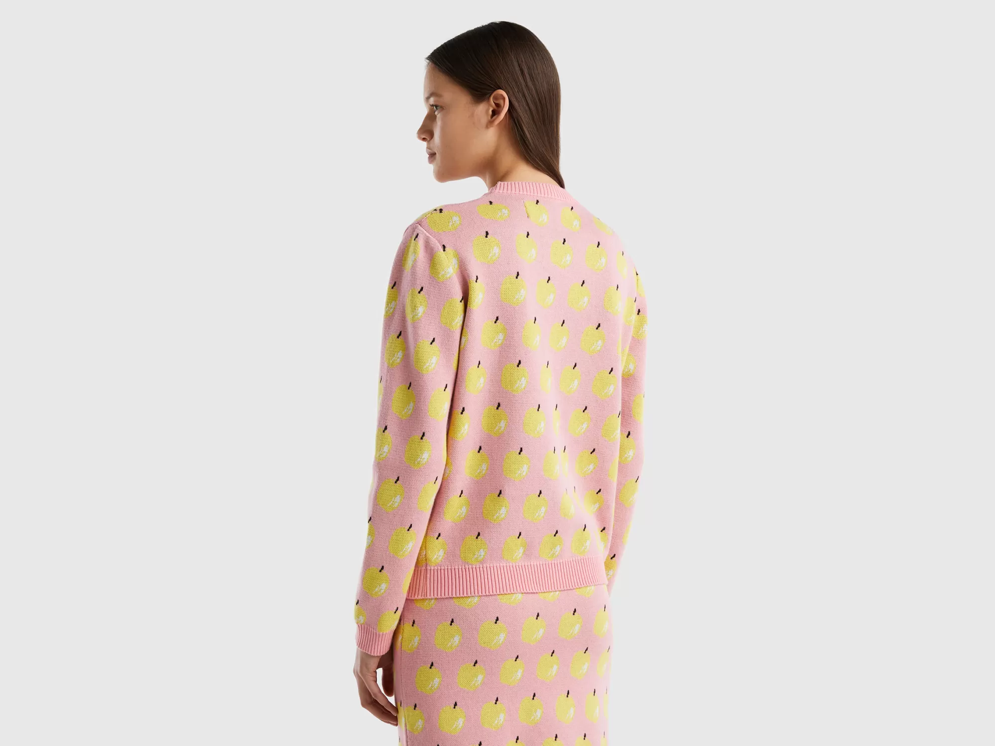 Benetton Jerseycon Estampado De Manzanas-Mujer Prendas De Punto