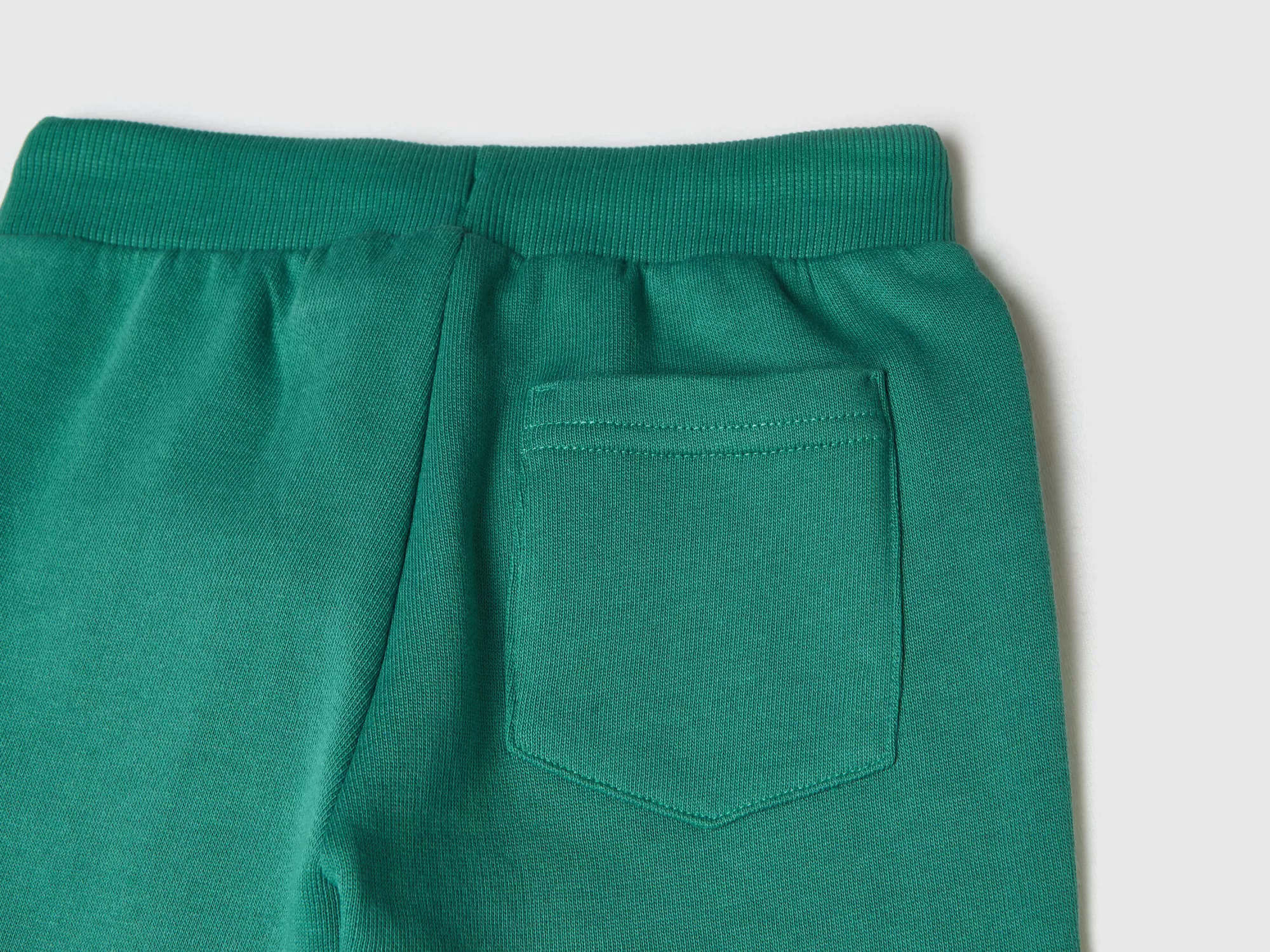 Benetton Joggers Con Bordado-Niños Pantalones De Felpa