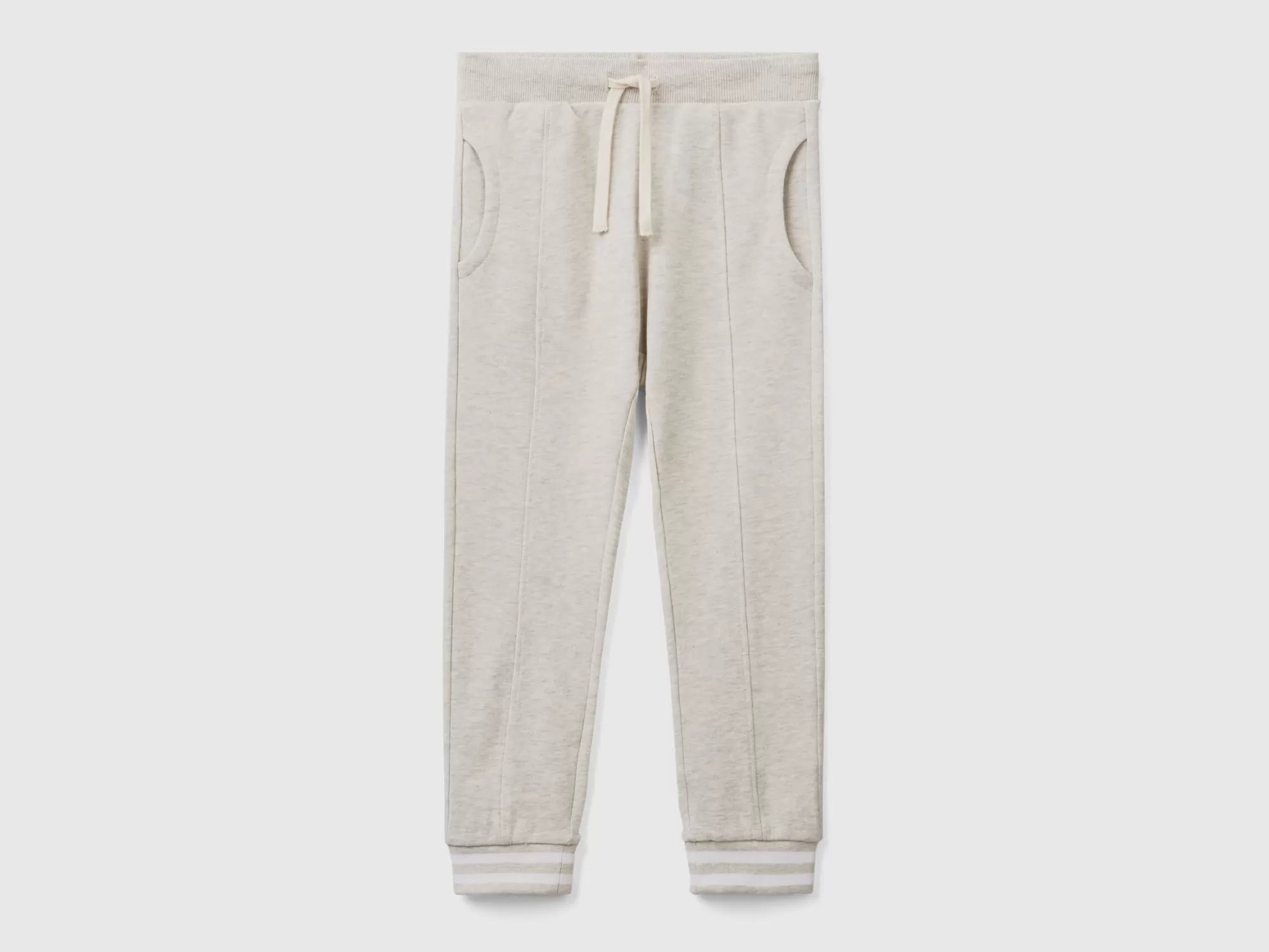 Benetton Joggers De Felpa Con Cordon-Niños Pantalones De Felpa