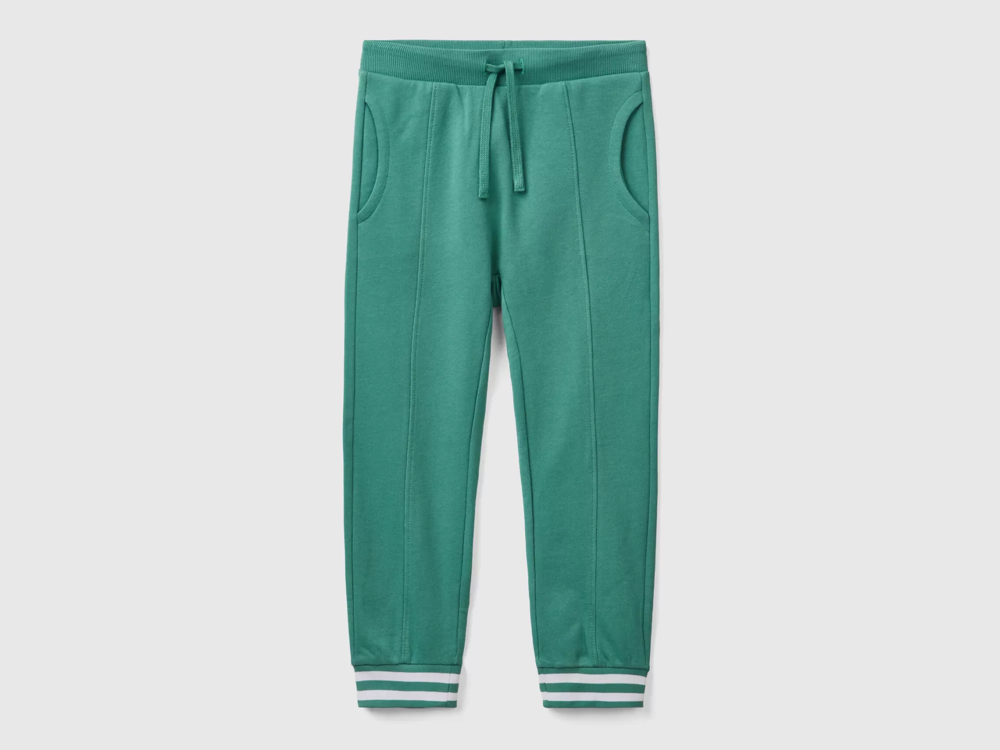 Benetton Joggers De Felpa Con Cordon-Niños Pantalones De Felpa