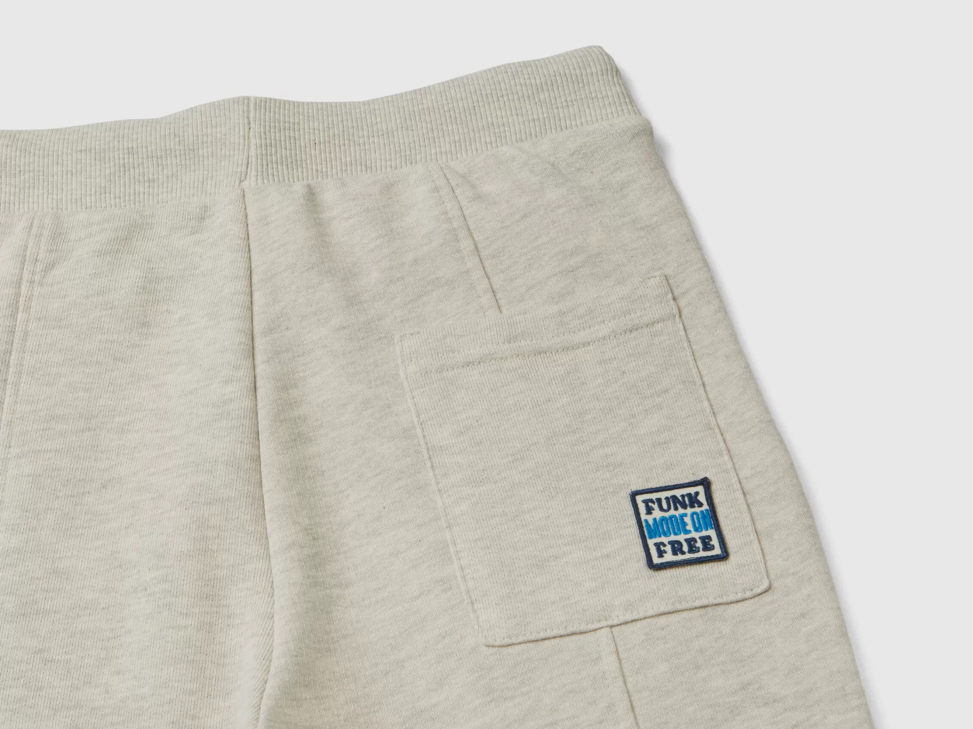 Benetton Joggers De Felpa Con Cordon-Niños Pantalones De Felpa