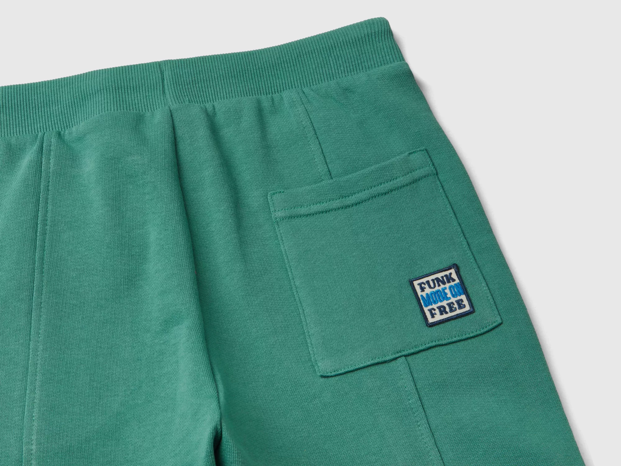 Benetton Joggers De Felpa Con Cordon-Niños Pantalones De Felpa