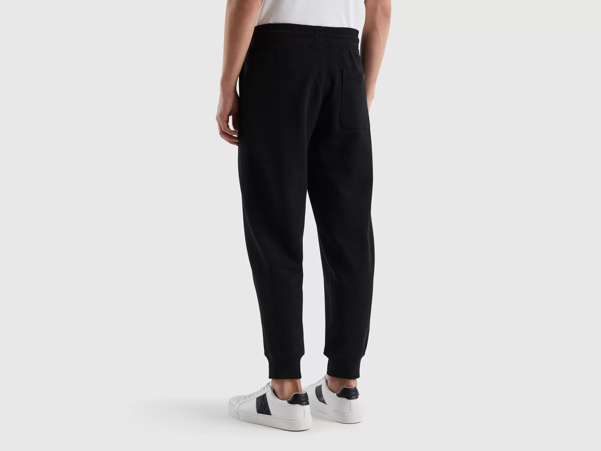 Benetton Joggers De Felpa De 100 % Algodón-Hombre Pantalones Y Chinos