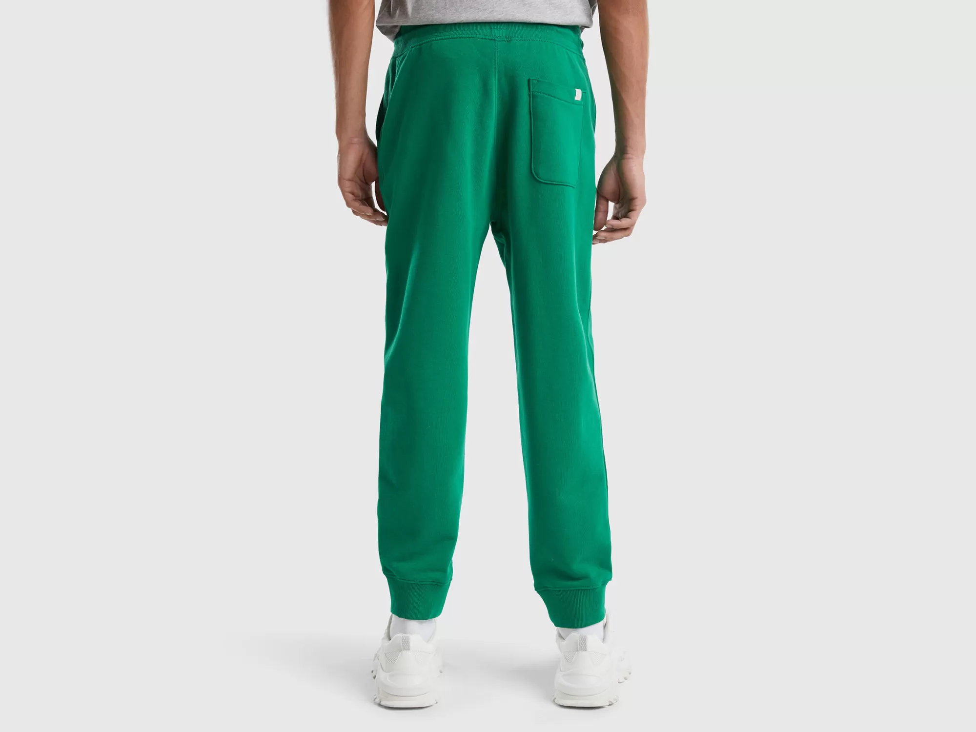 Benetton Joggers De Felpa De 100 % Algodón-Hombre Pantalones Y Chinos