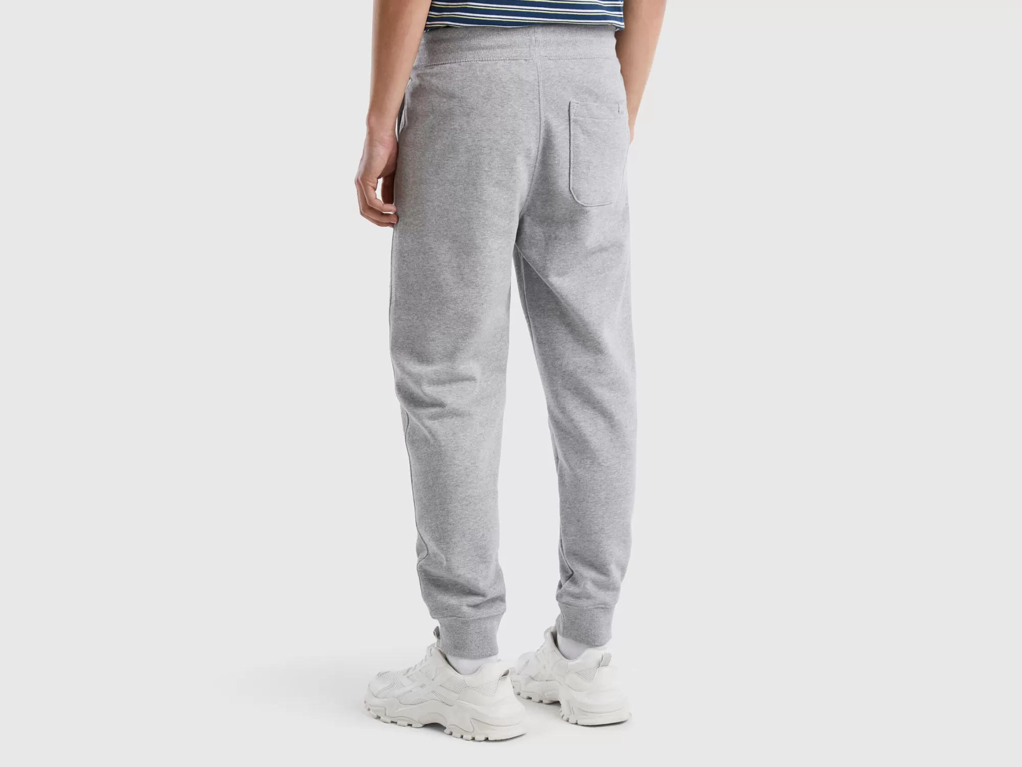 Benetton Joggers De Felpa De 100 % Algodón-Hombre Pantalones Y Chinos