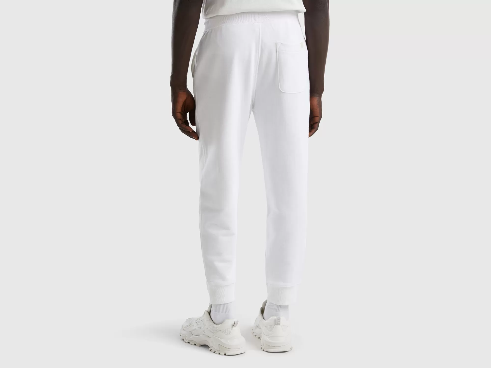 Benetton Joggers De Felpa De 100 % Algodón-Hombre Pantalones Y Chinos