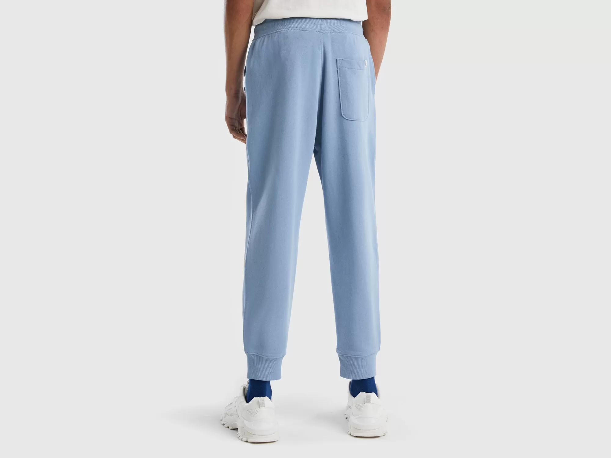 Benetton Joggers De Felpa De 100 % Algodón-Hombre Pantalones Y Chinos