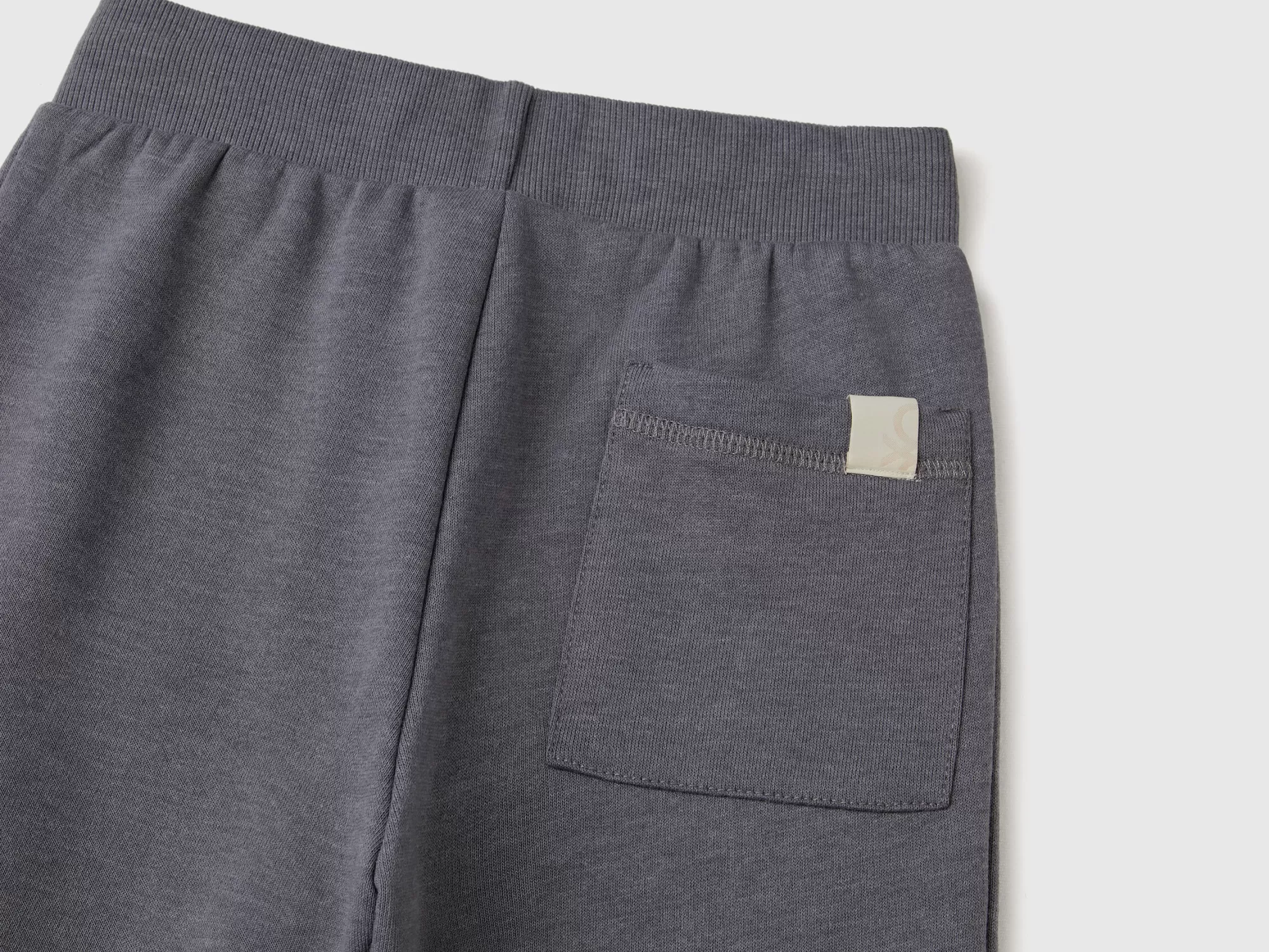 Benetton Joggers De Tejido Reciclado-Niños Pantalones De Felpa