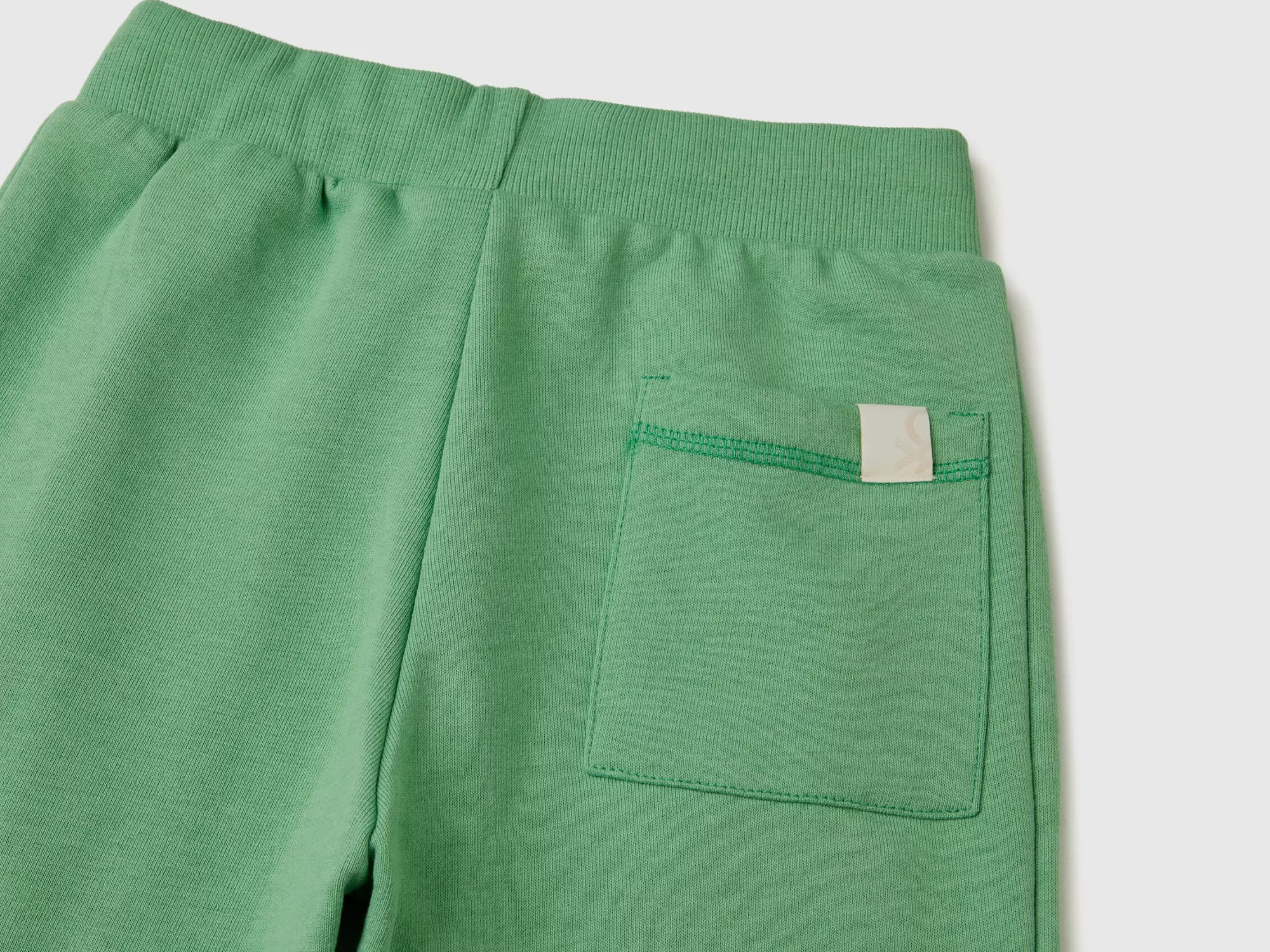 Benetton Joggers De Tejido Reciclado-Niños Pantalones De Felpa