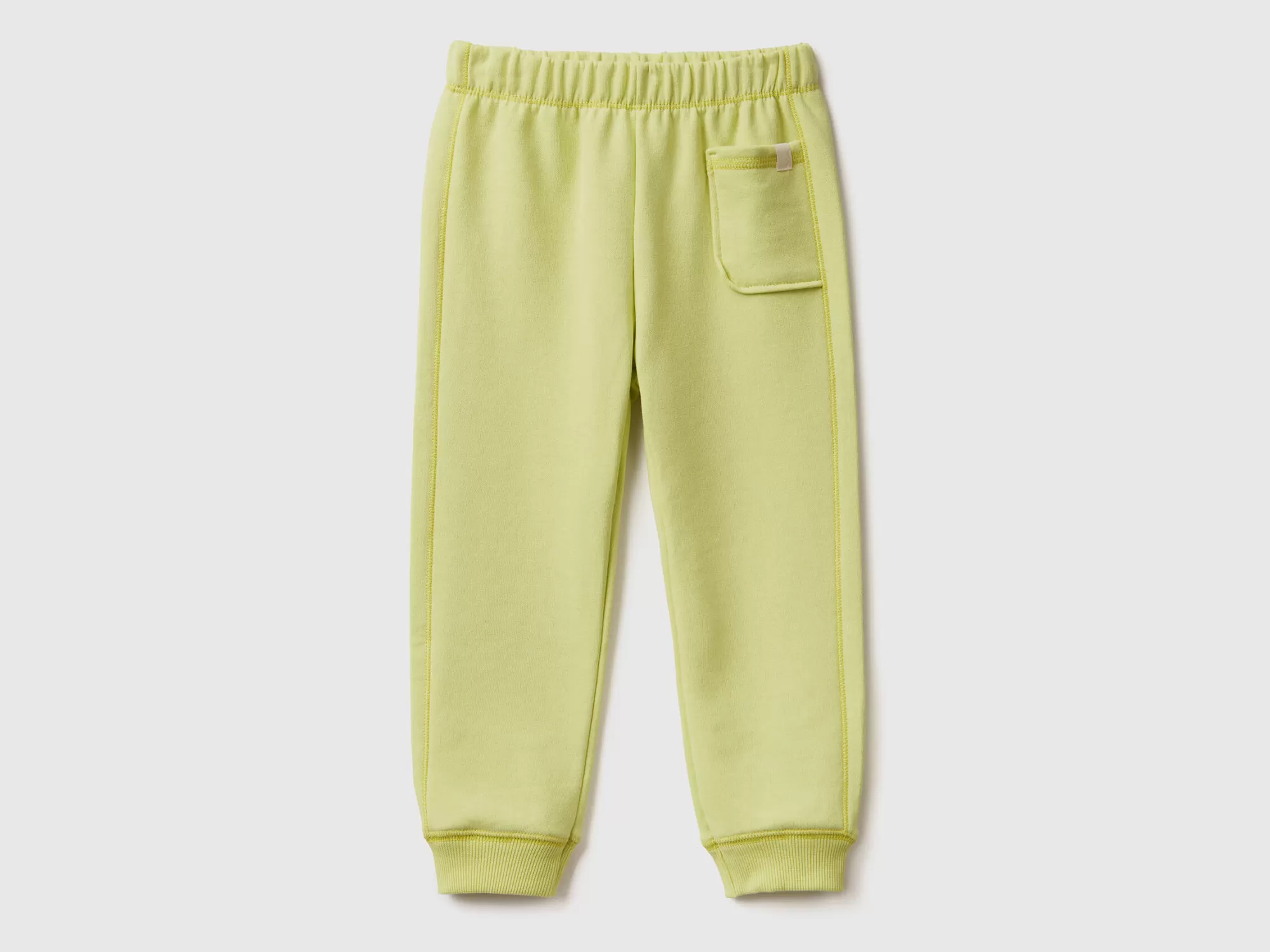 Benetton Joggers De Tejido Reciclado Con Bolsillo-Niños Pantalones De Felpa