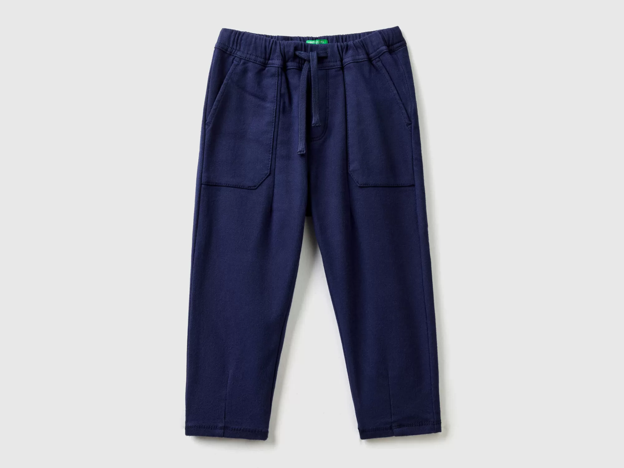 Benetton Joggers Fluidos Con Maxibolsillos-Niños Pantalones Y Vaqueros