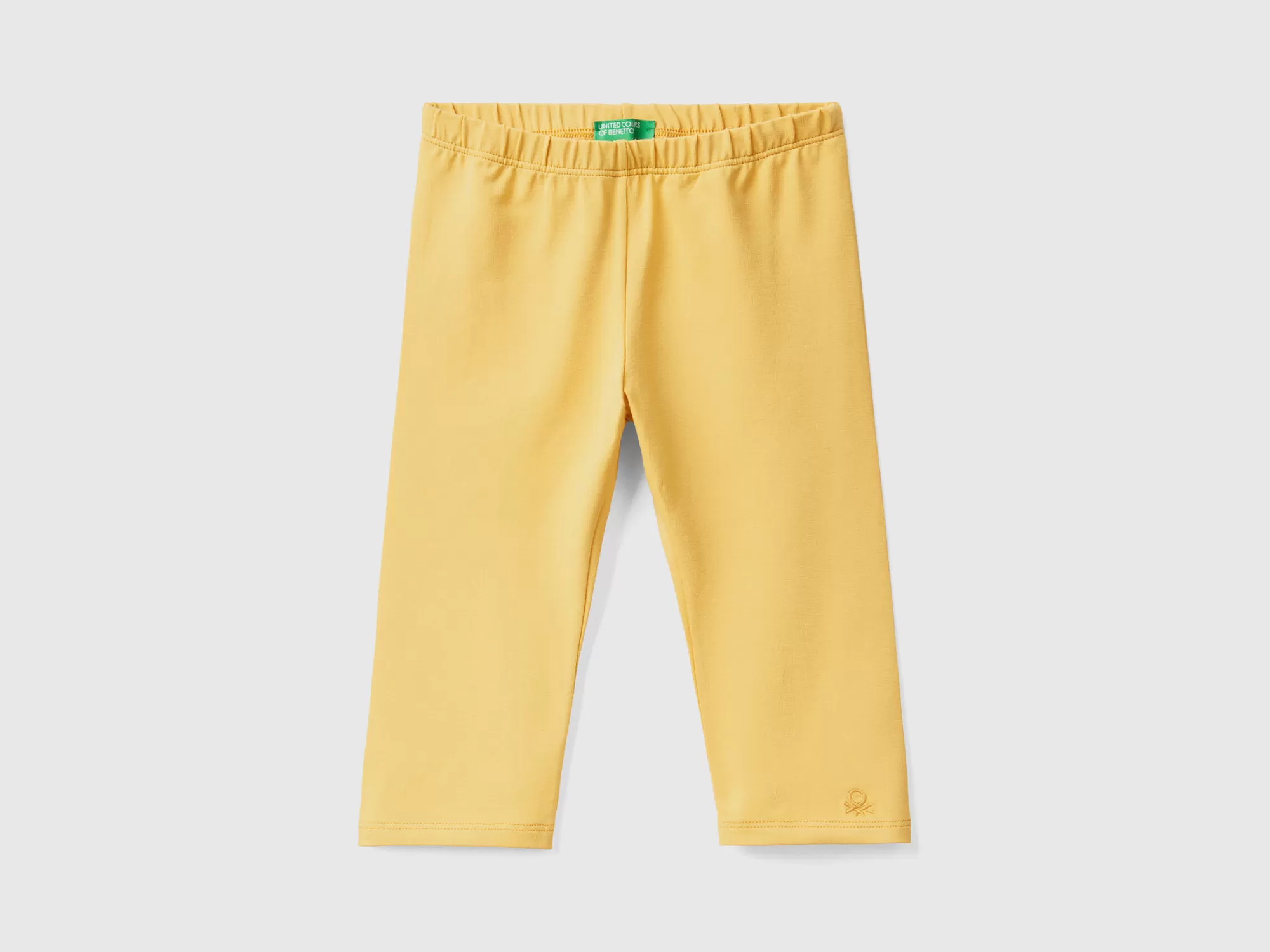 Benetton Leggings 3/4 De Algodón Elastico-Niños Leggings