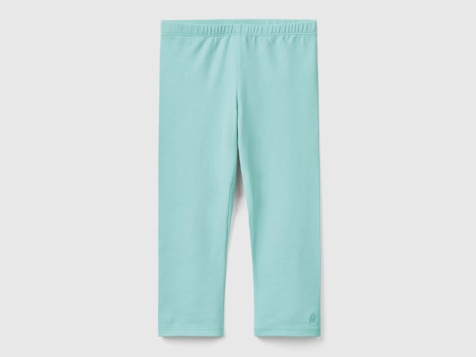 Benetton Leggings 3/4 De Algodón Elastico-Niños Leggings