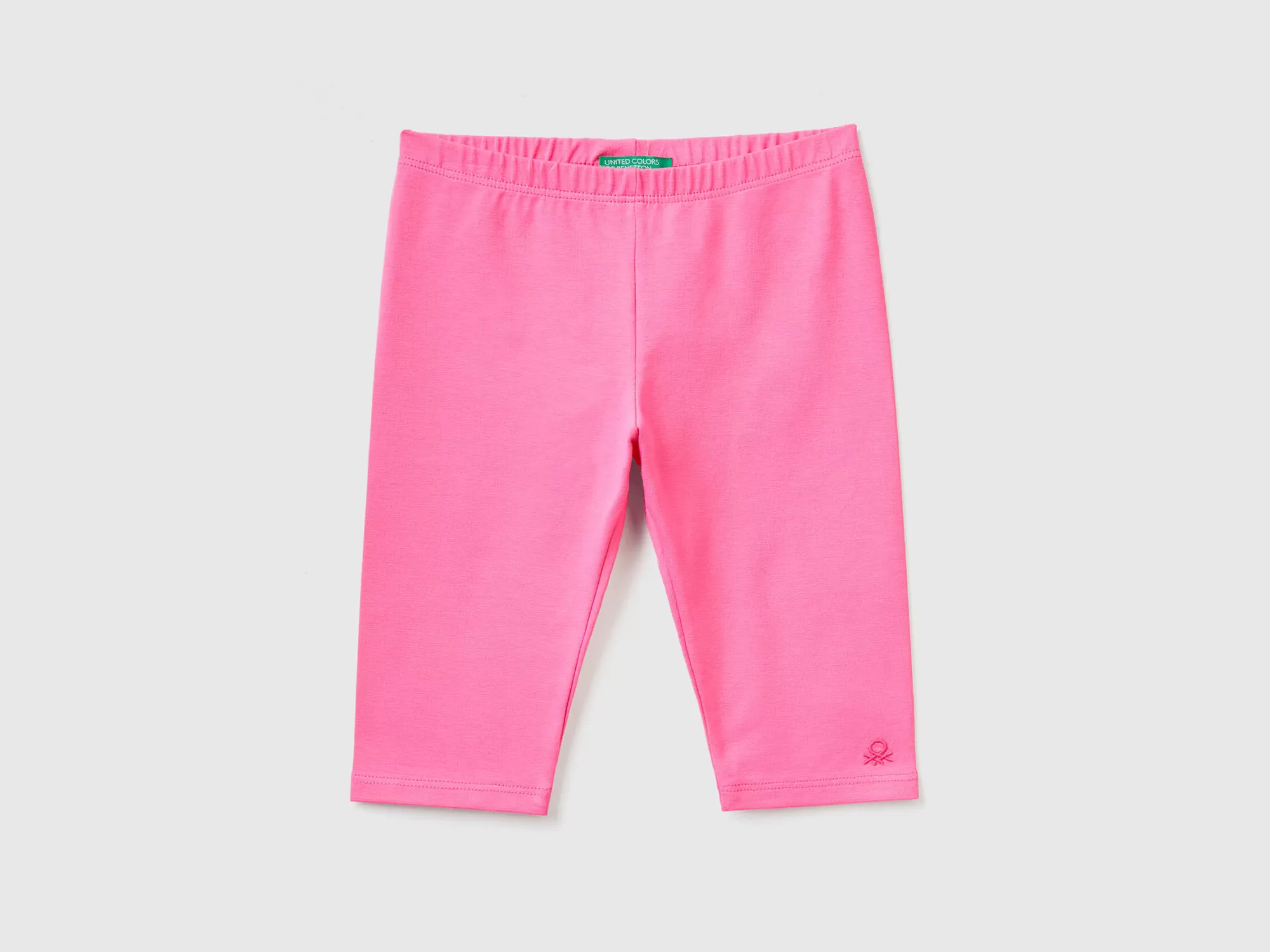 Benetton Leggings 3/4 De Algodón Elastico-Niños Leggings