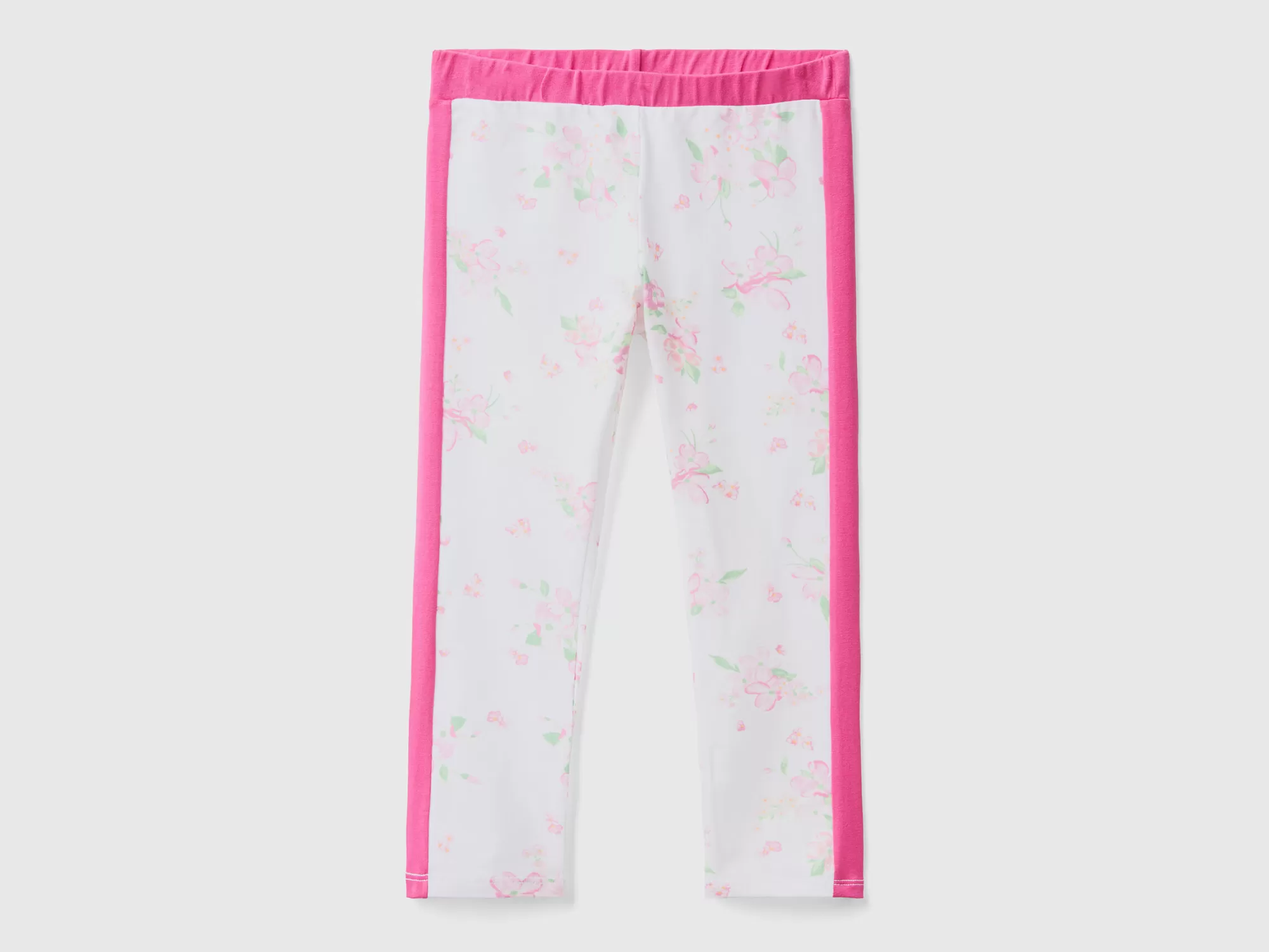 Benetton Leggings Con Estampado De Flores-Niños Leggings