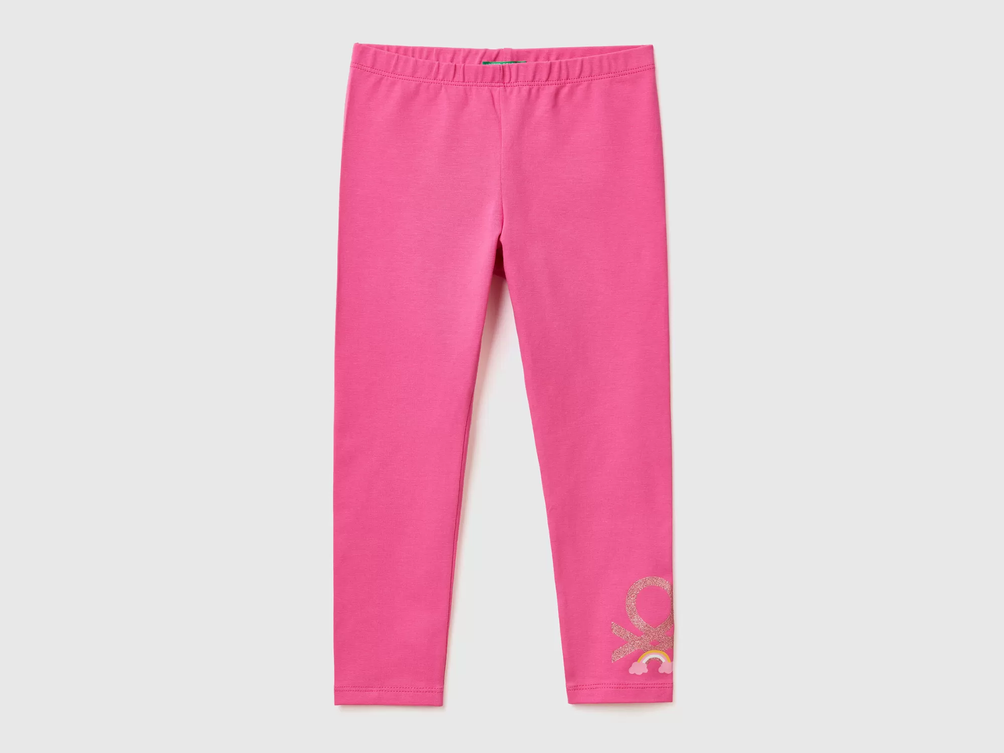 Benetton Leggings Con Estampado Glitter-Niños Leggings