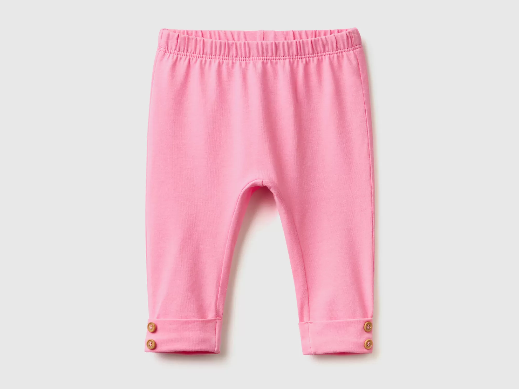 Benetton Leggings De Algodón Elastico-Niños Pantalones