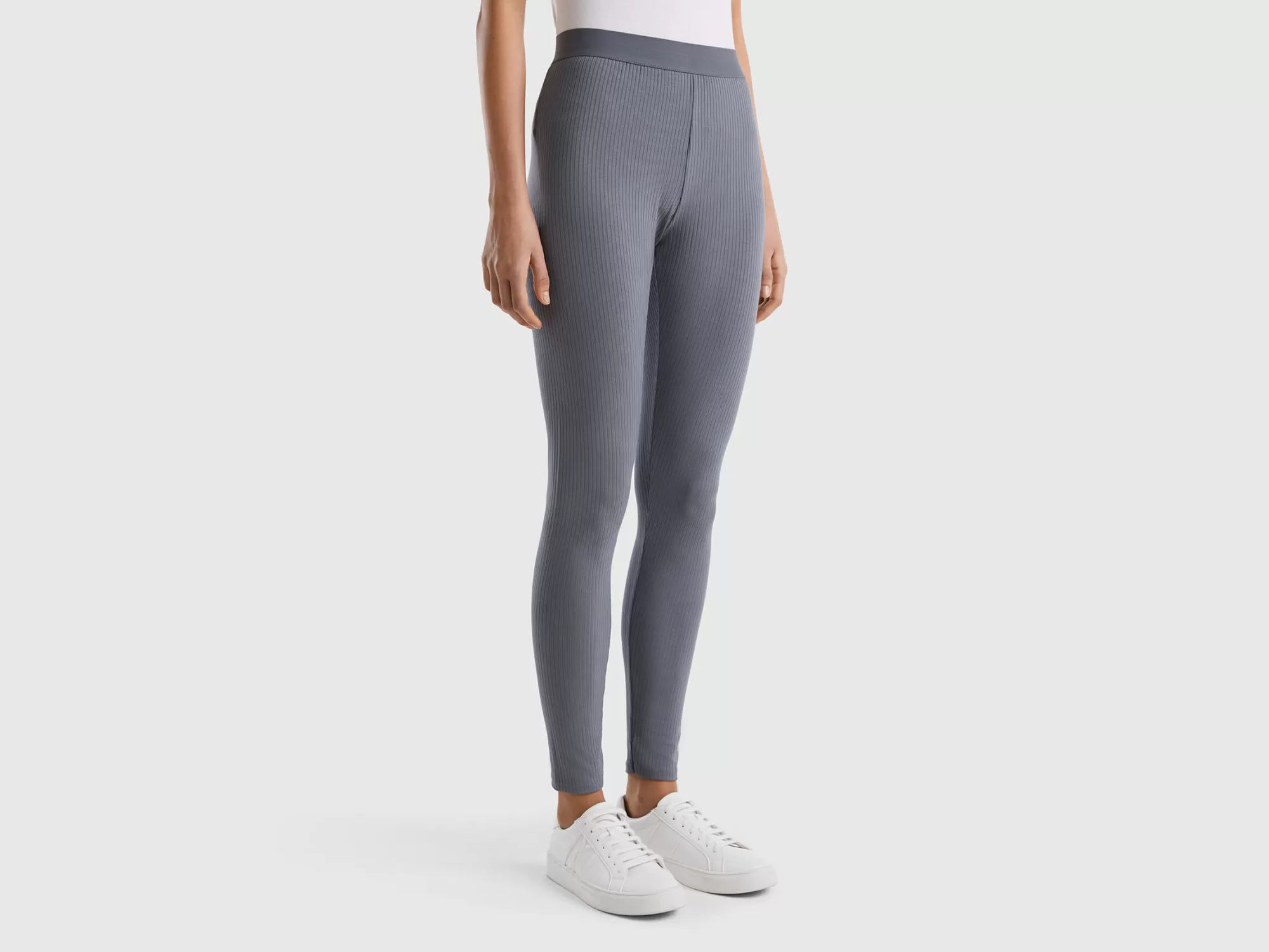 Benetton Leggings De Canale Elastico-Mujer Loungewear