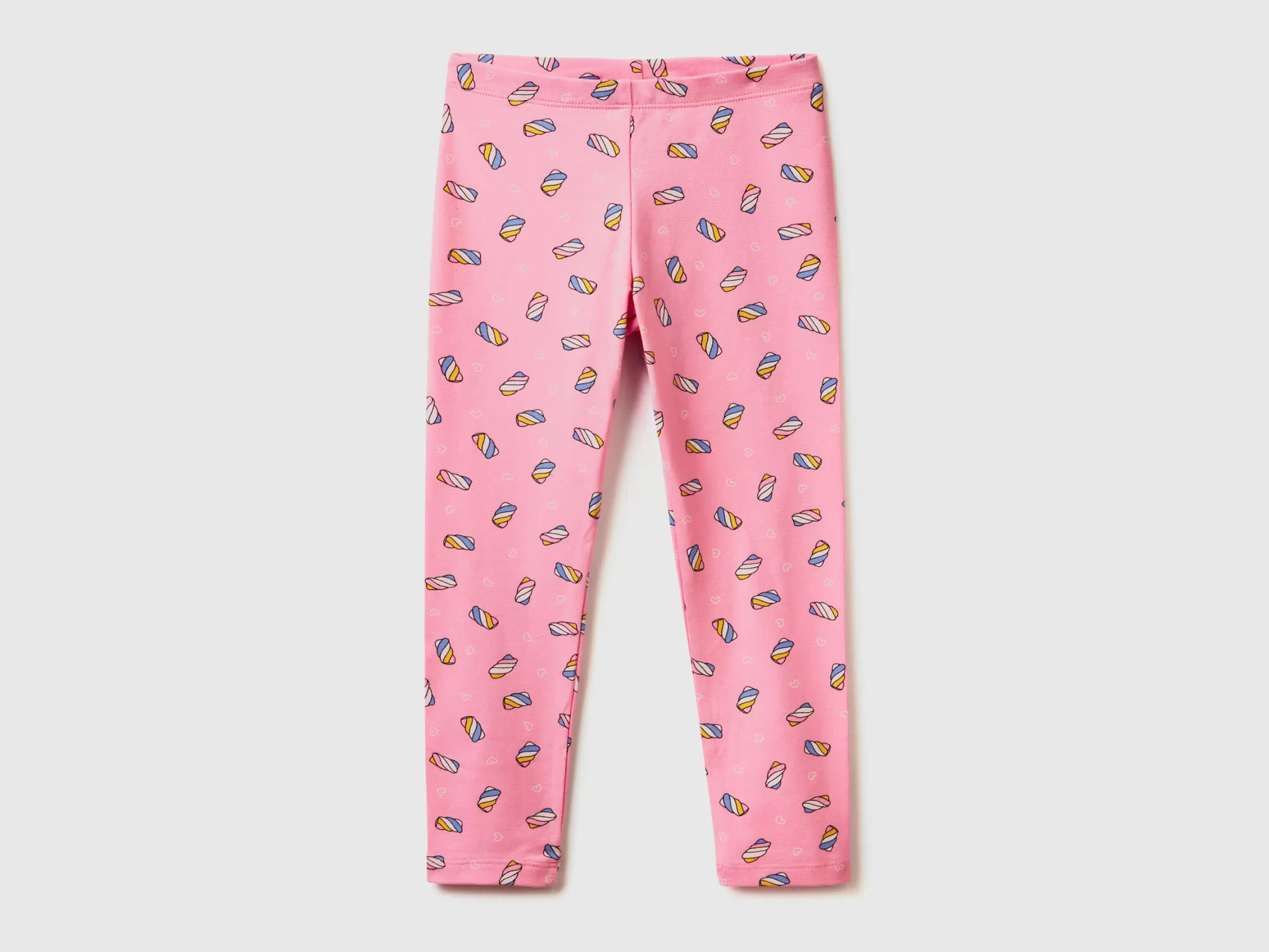 Benetton Leggings Estampados De Algodón Elastico-Niños Leggings