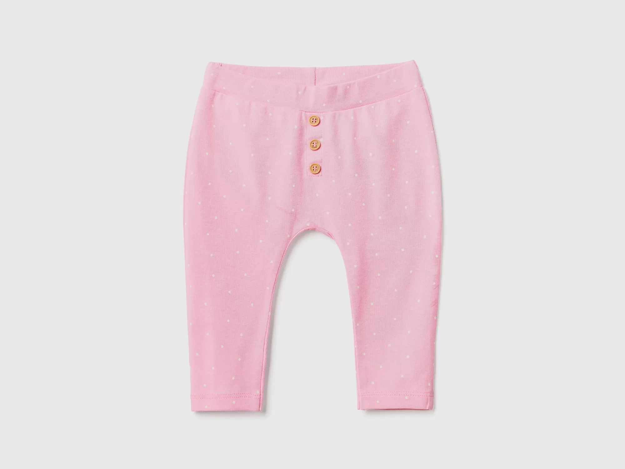 Benetton Leggings Estampados De Algodón Elastico-Niños Pantalones