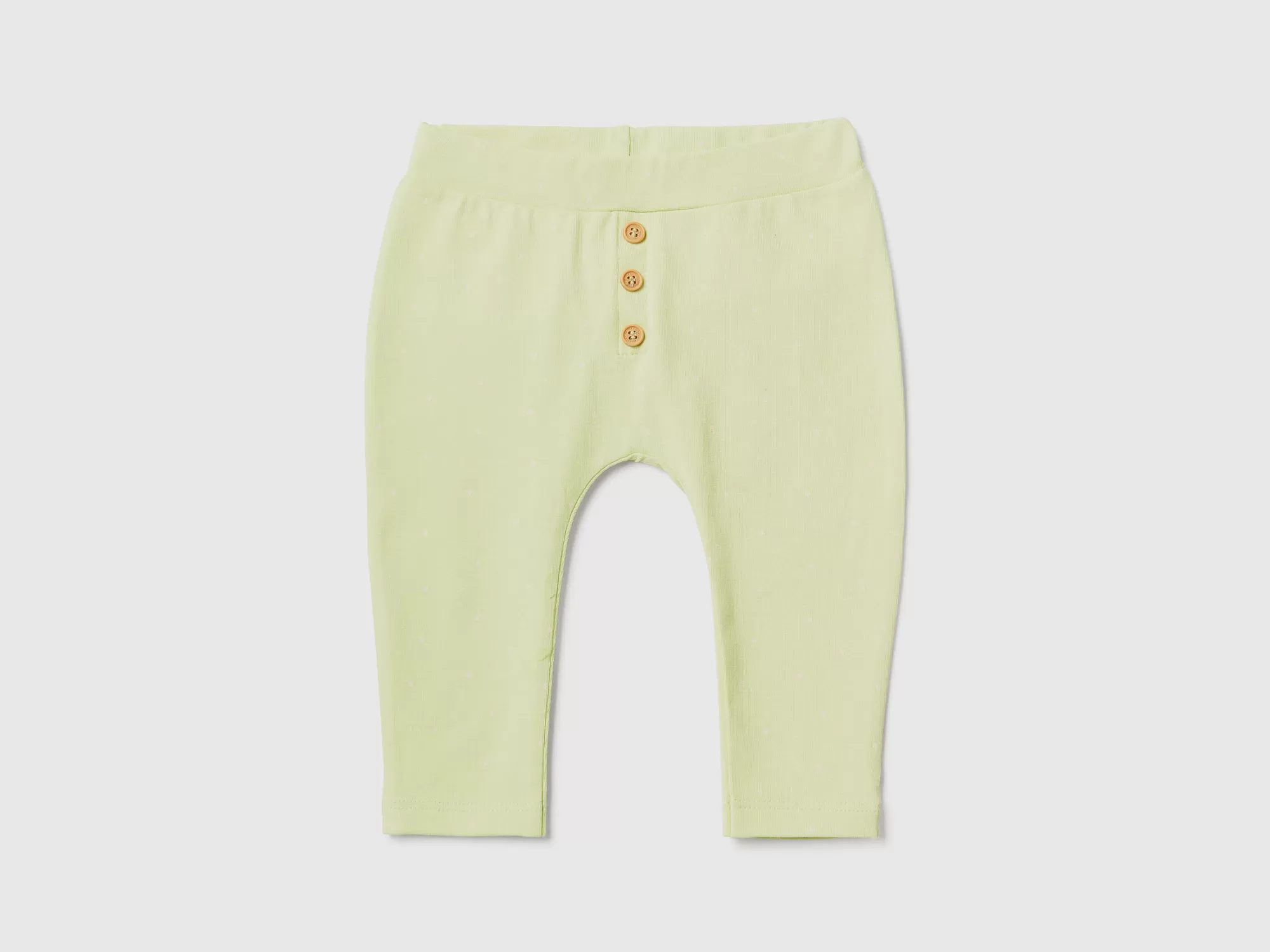 Benetton Leggings Estampados De Algodón Elastico-Niños Pantalones