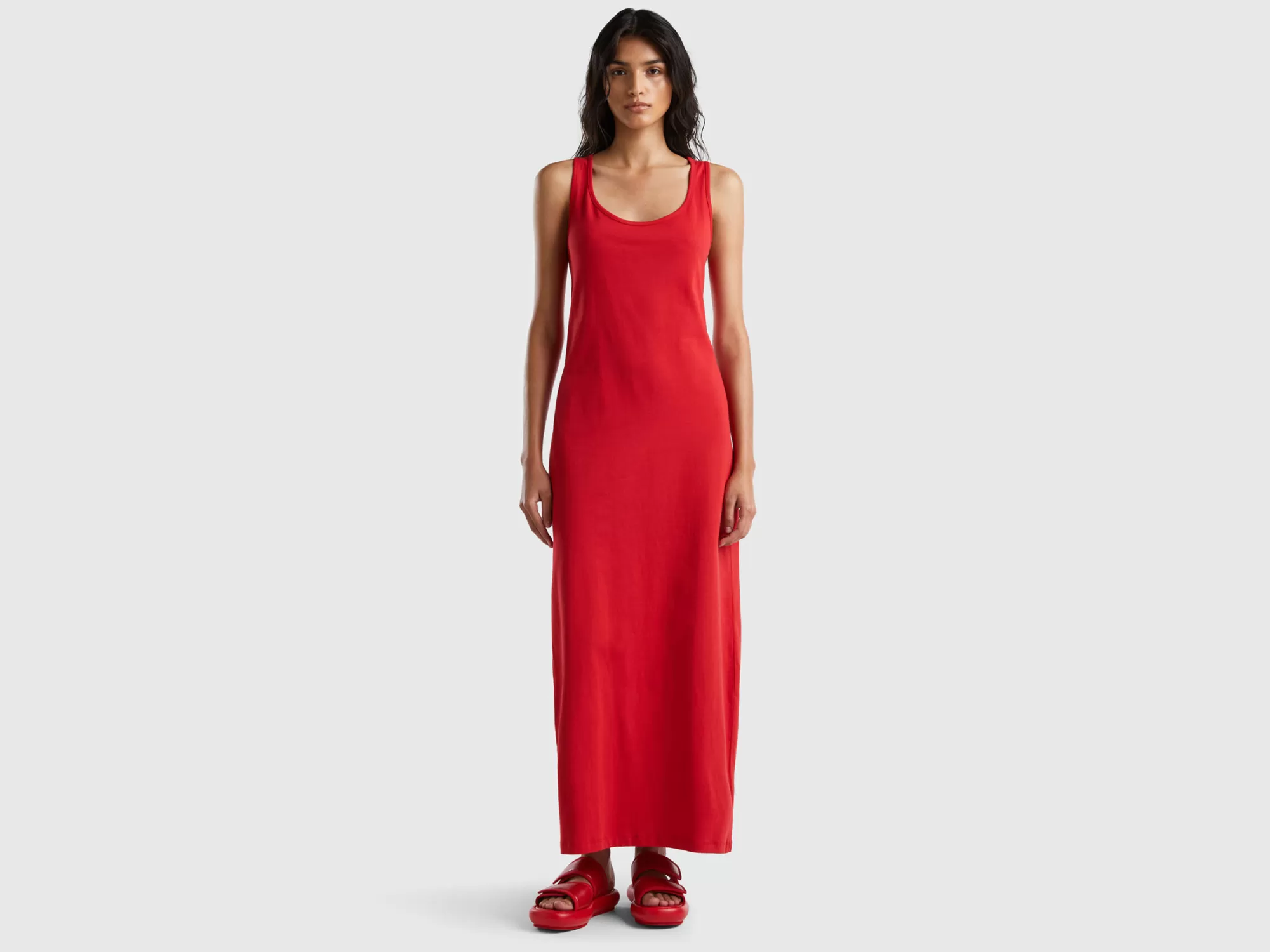 Benetton Maxivestido-Mujer Vestidos Y Monos