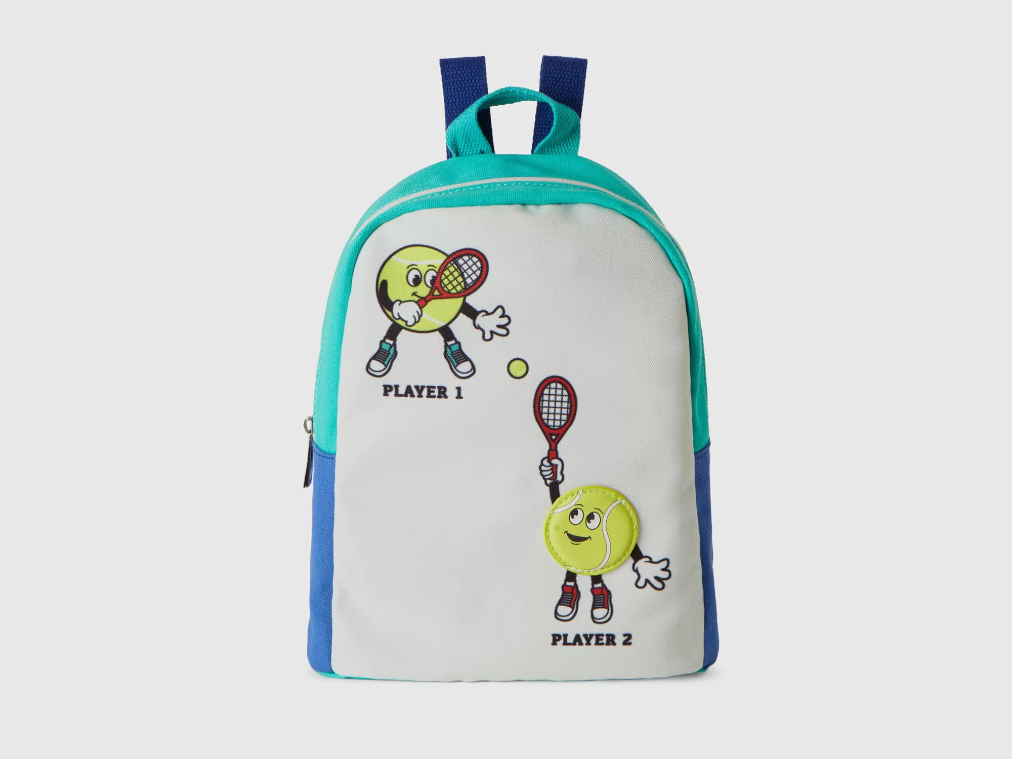 Benetton Mochila De Algodón Mixto Con Estampado-Niños Accesorios Y Calzado