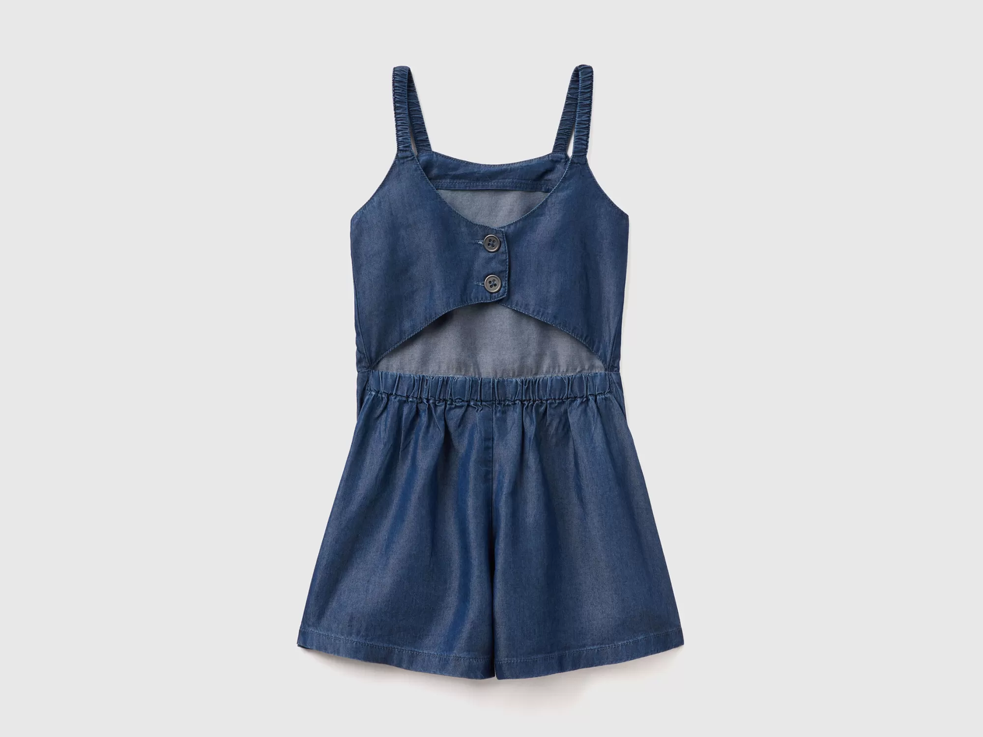 Benetton Mono Vaquero Ligero-Niños Vestidos Y Petos