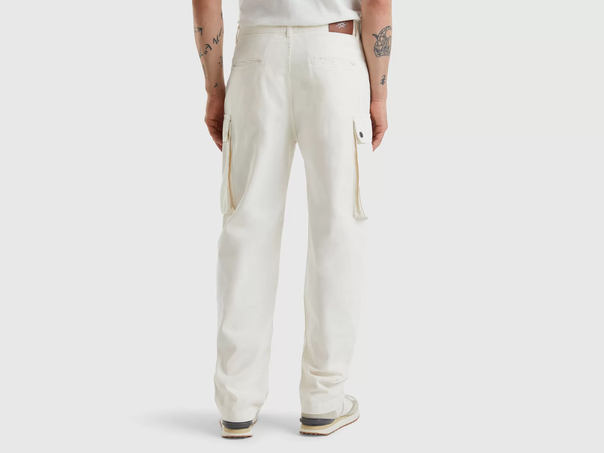 Benetton Pantalon Cargo-Hombre Pantalones Y Chinos