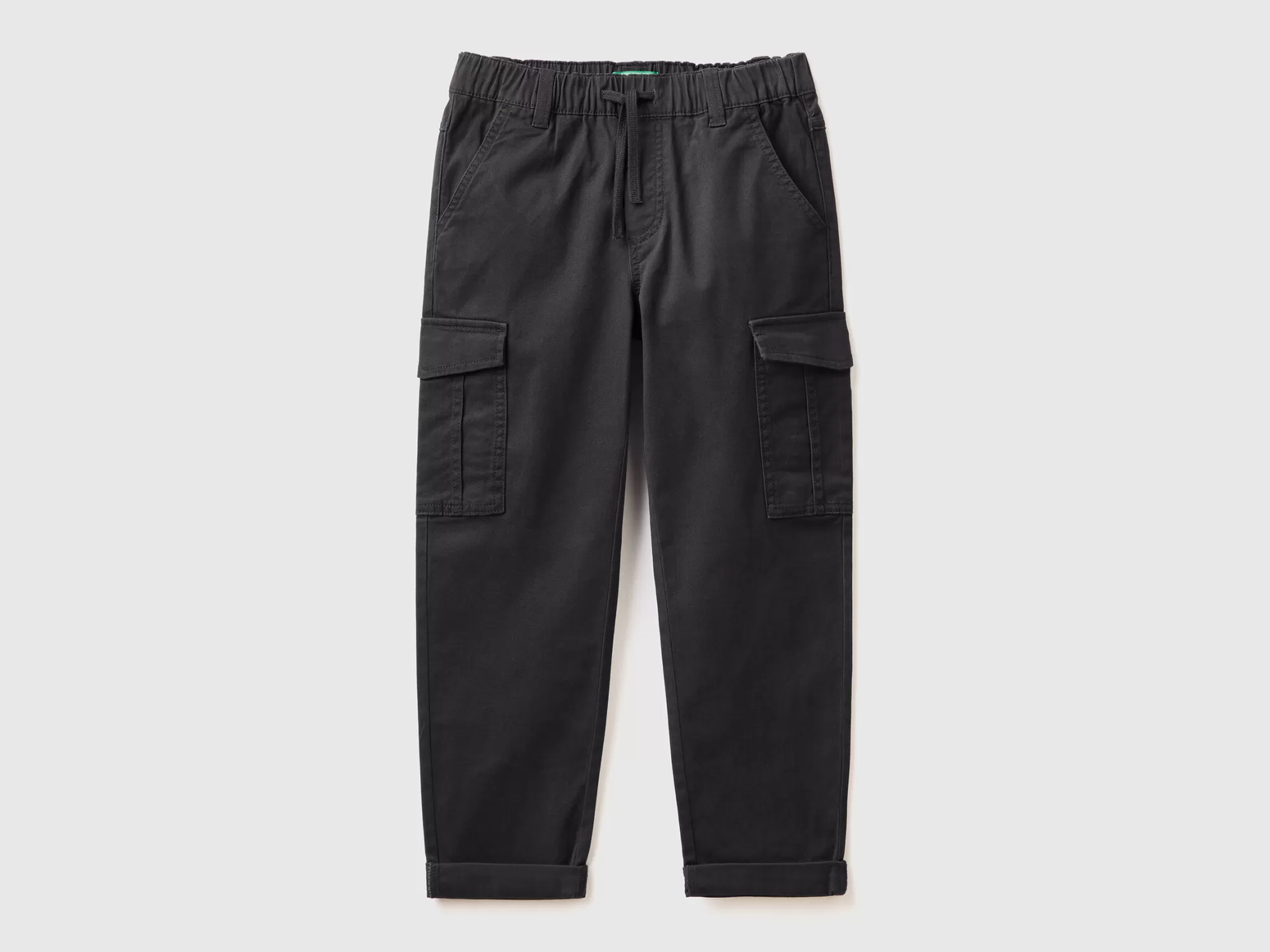 Benetton Pantalon Cargo De Algodón Elastico-Niños Pantalones Y Vaqueros