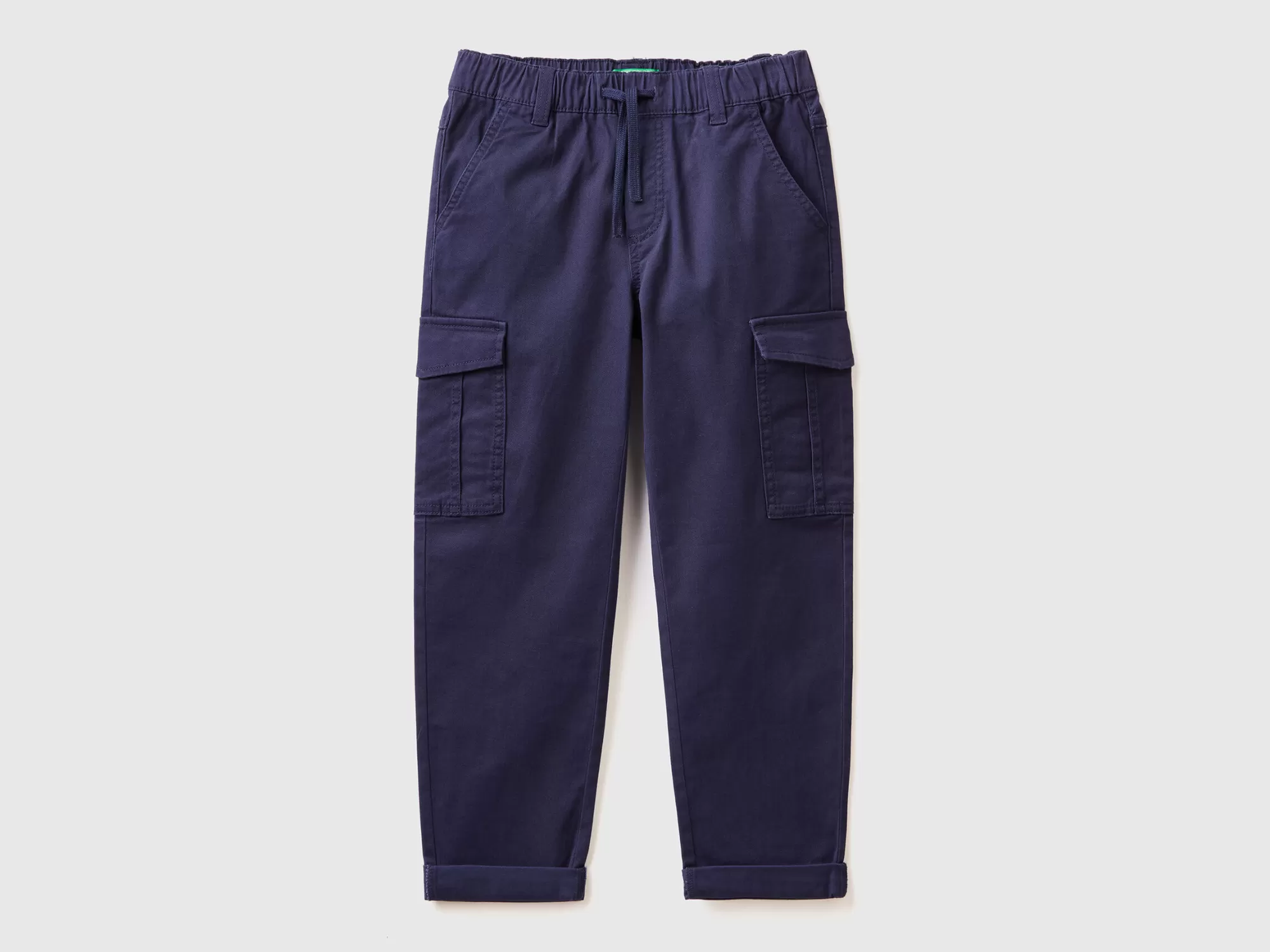 Benetton Pantalon Cargo De Algodón Elastico-Niños Pantalones Y Vaqueros