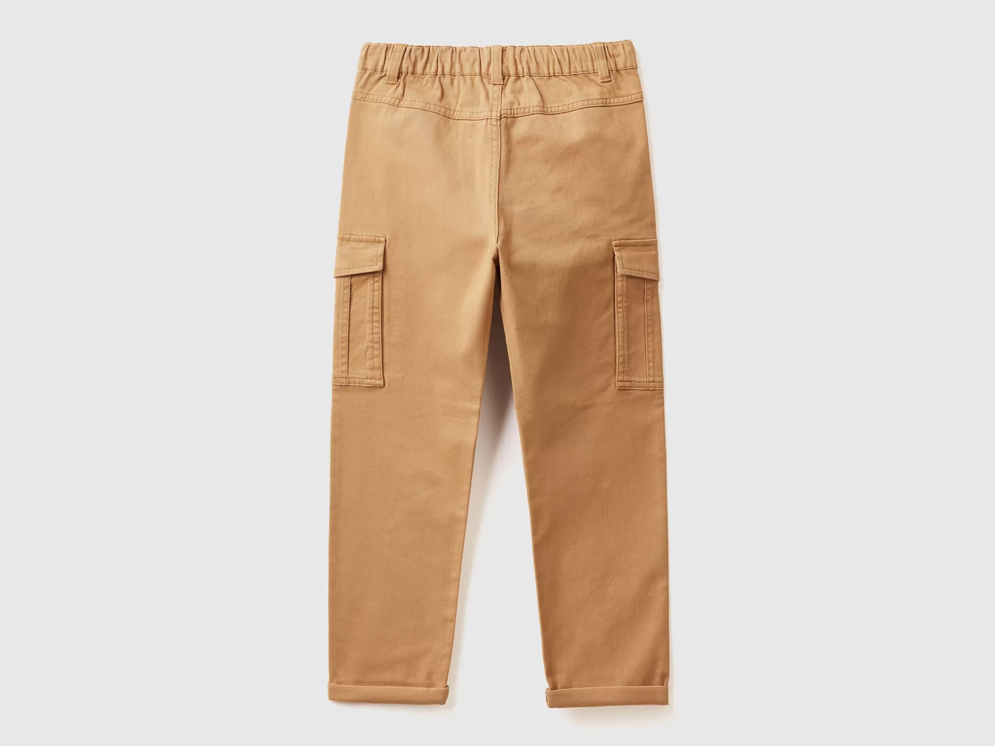 Benetton Pantalon Cargo De Algodón Elastico-Niños Pantalones Y Vaqueros