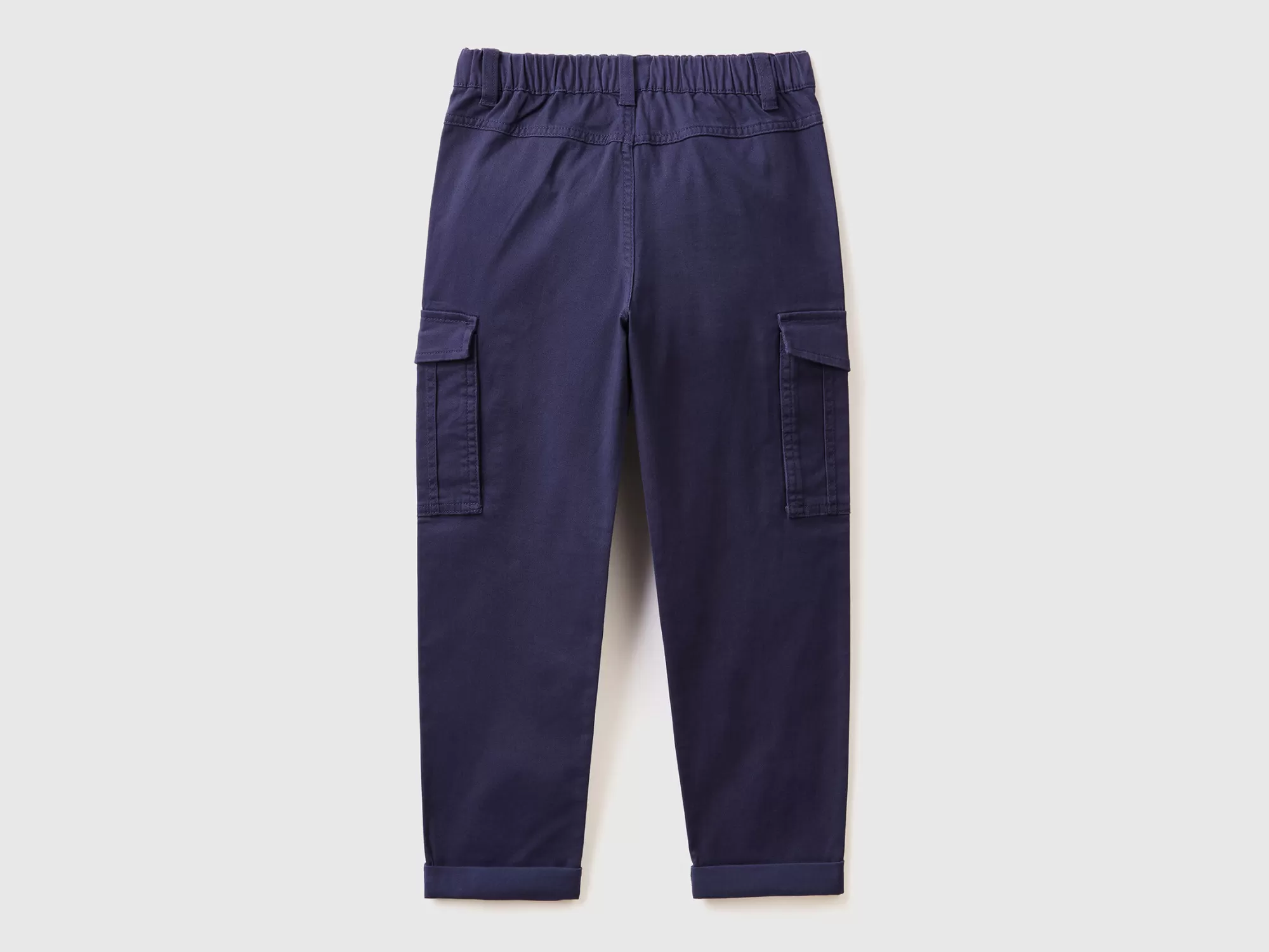 Benetton Pantalon Cargo De Algodón Elastico-Niños Pantalones Y Vaqueros