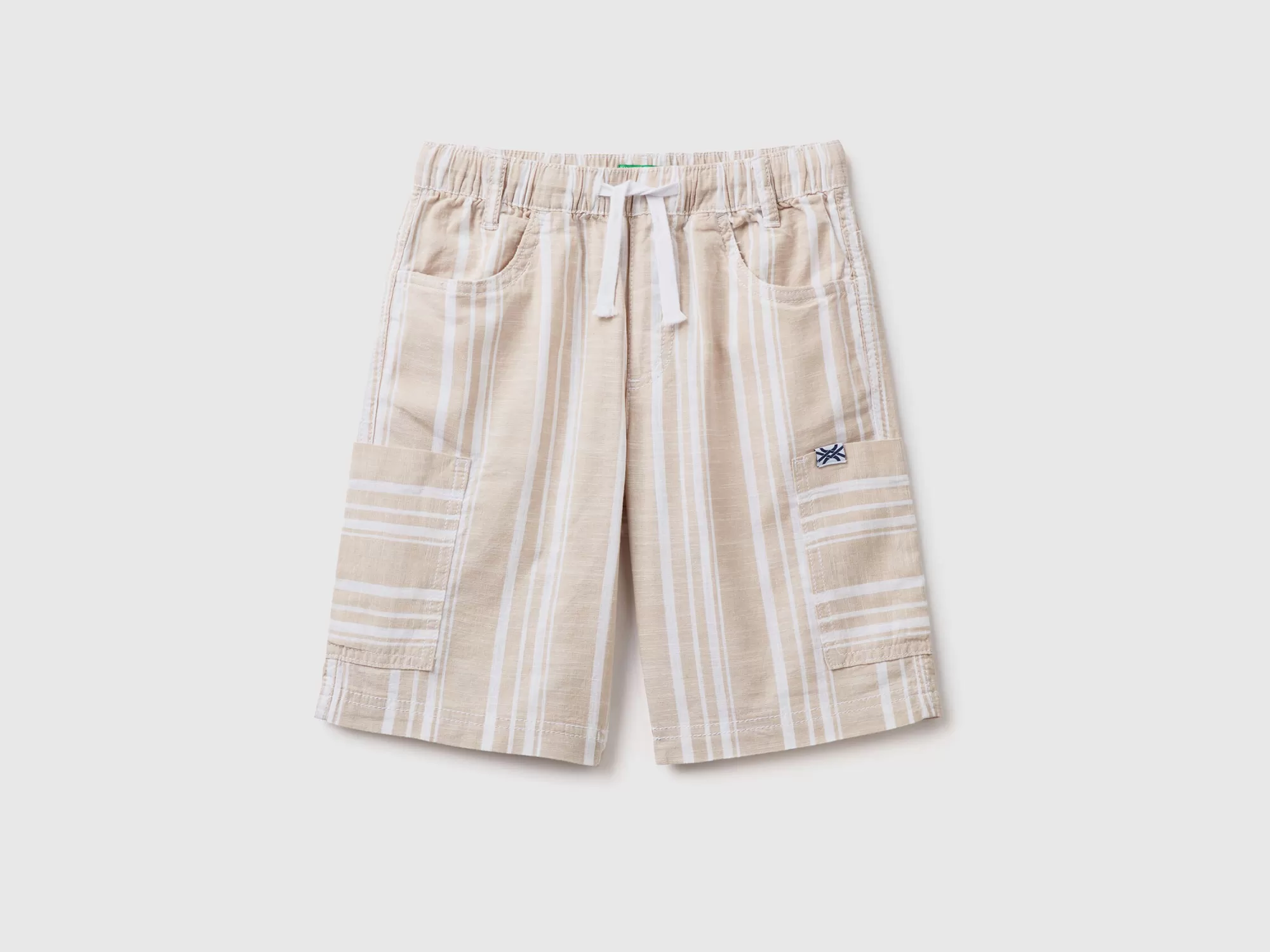 Benetton Pantalon Cargo De Rayas-Niños Pantalones Y Vaqueros