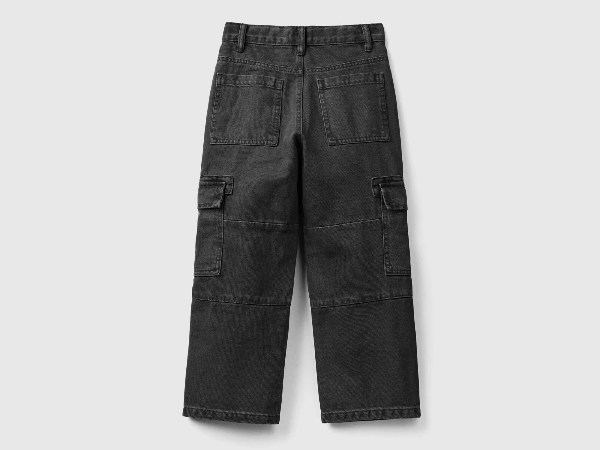 Benetton Pantalon Cargo Loose Fit-Niños Pantalones Y Vaqueros