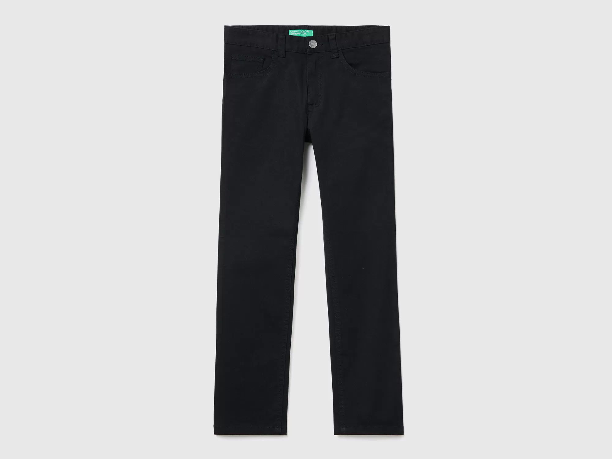 Benetton Pantalon Cenido Con Cinco Bolsillos-Niños Pantalones Y Vaqueros