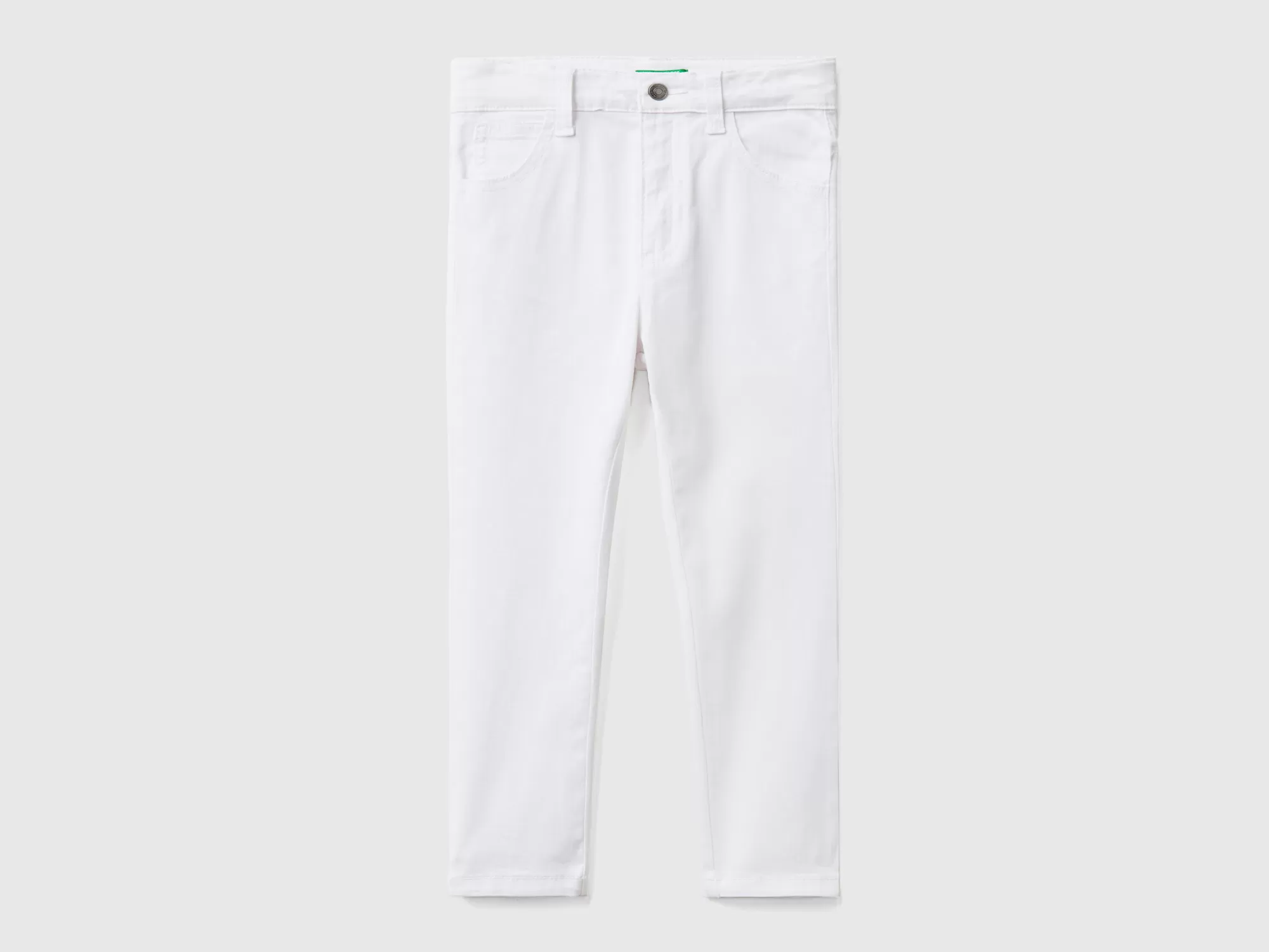 Benetton Pantalon Cenido Con Cinco Bolsillos-Niños Pantalones Y Vaqueros