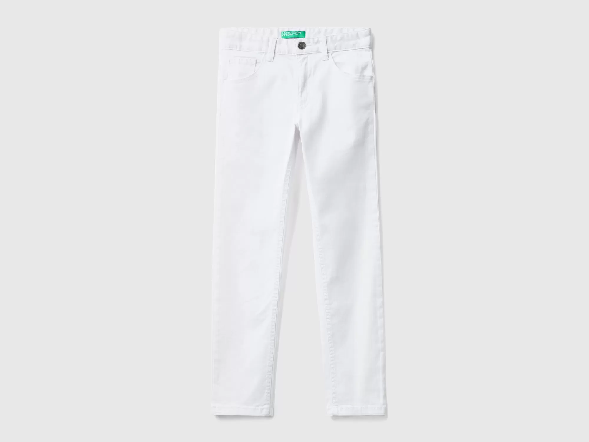 Benetton Pantalon Cenido Con Cinco Bolsillos-Niños Pantalones Y Vaqueros