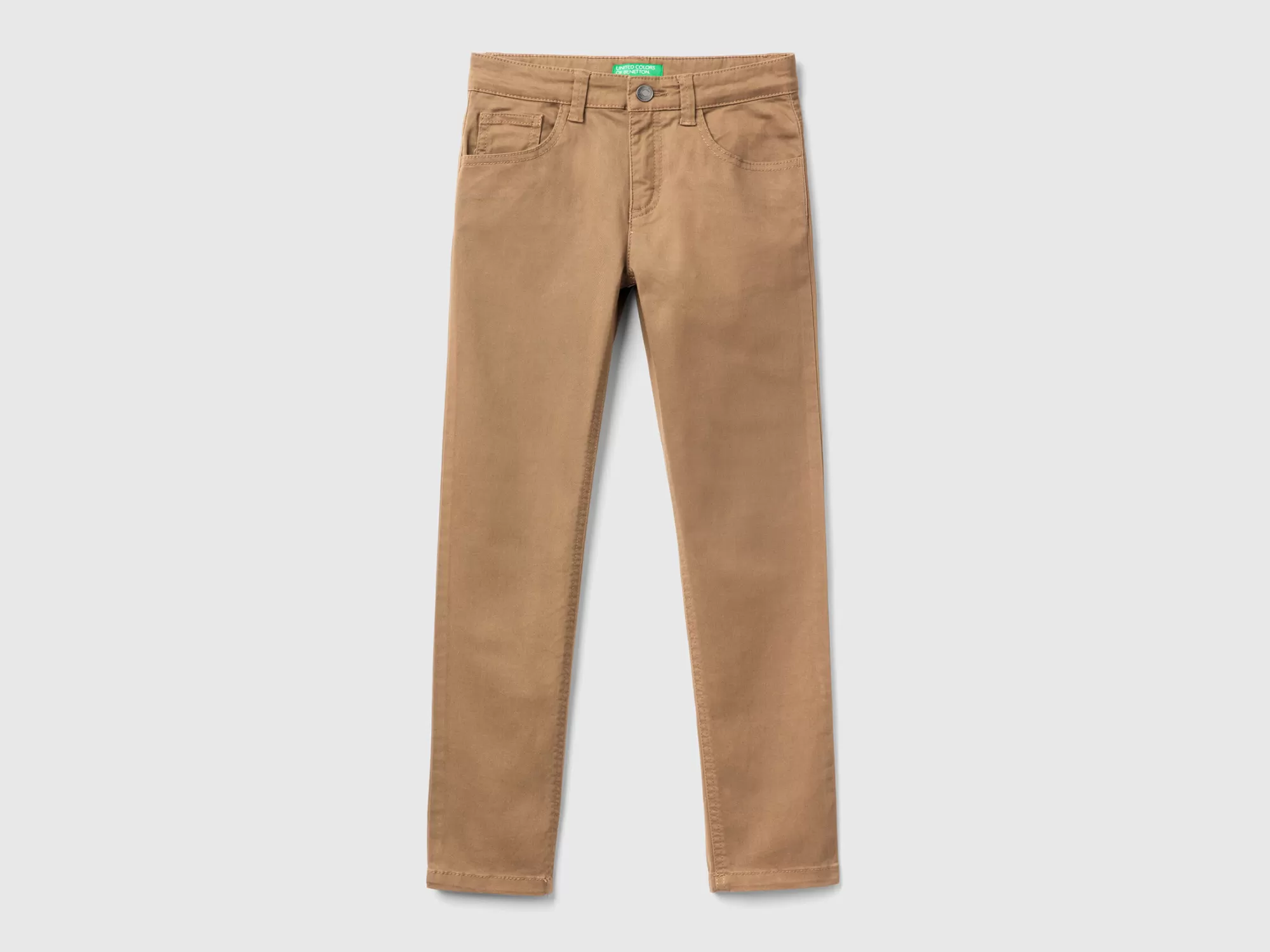 Benetton Pantalon Cenido Con Cinco Bolsillos-Niños Pantalones Y Vaqueros