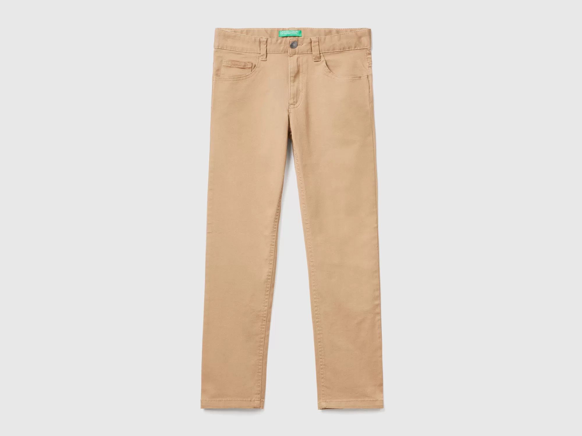 Benetton Pantalon Cenido Con Cinco Bolsillos-Niños Pantalones Y Vaqueros