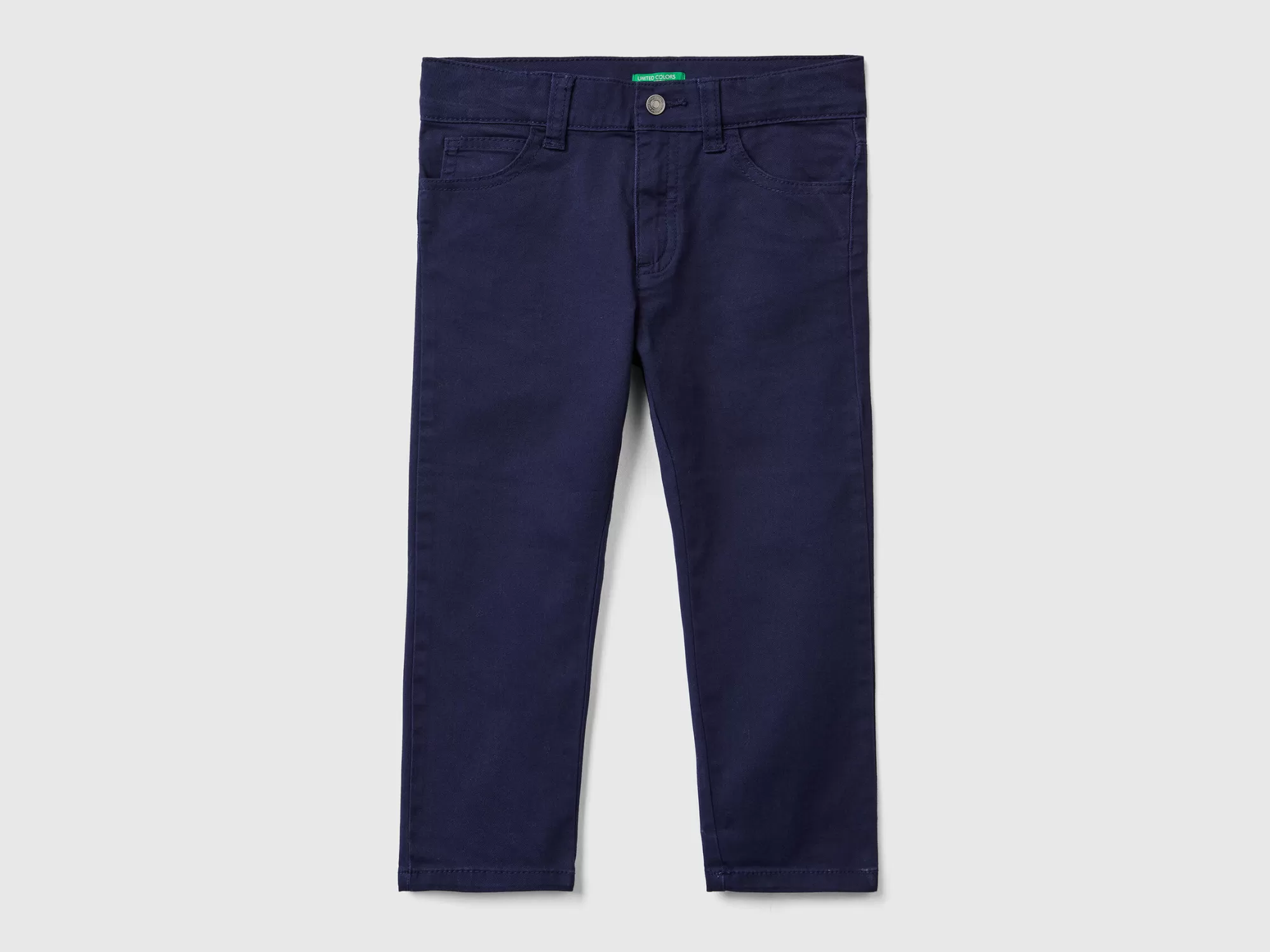 Benetton Pantalon Cenido Con Cinco Bolsillos-Niños Pantalones Y Vaqueros